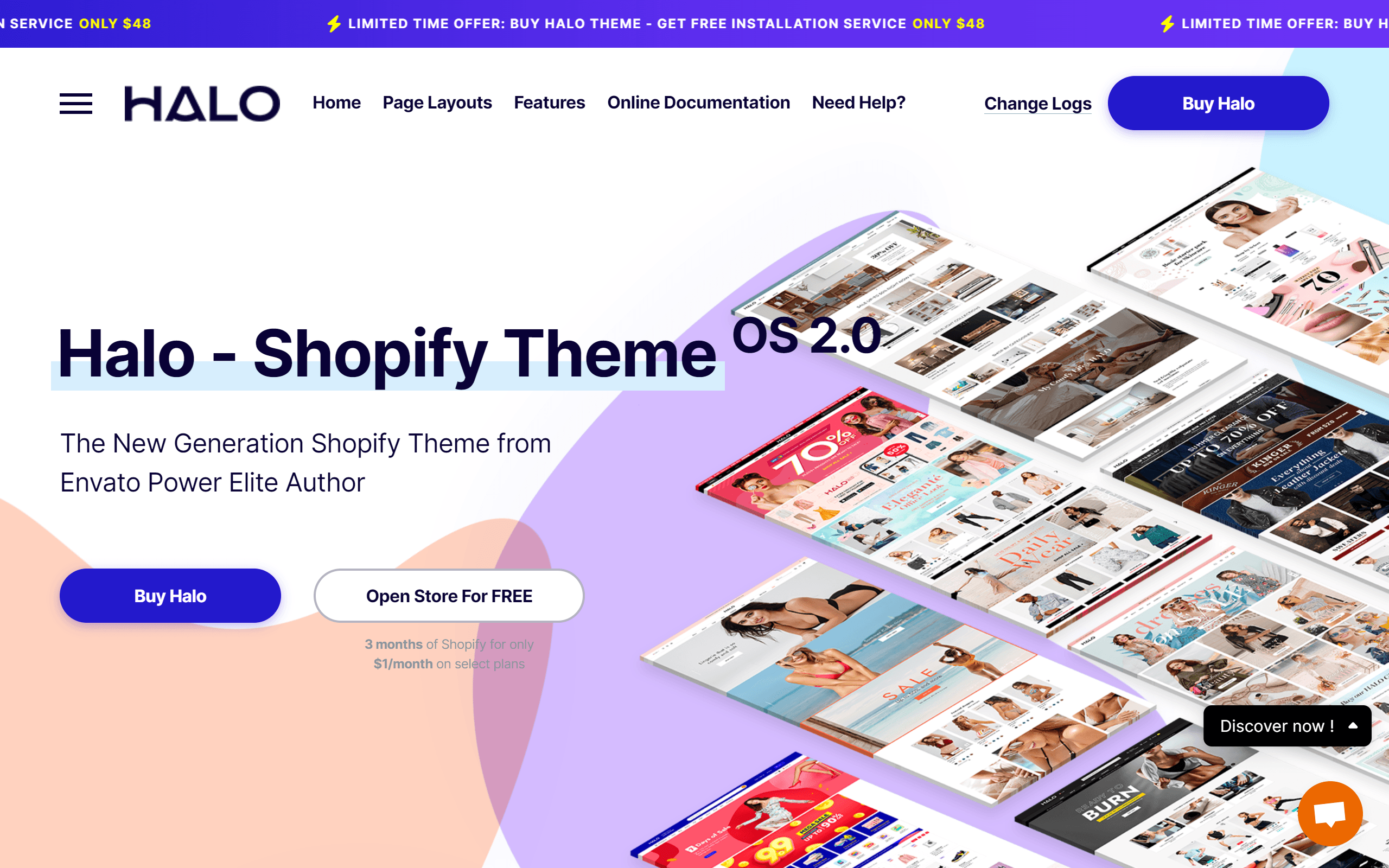 Halo Shopify Fashion Theme