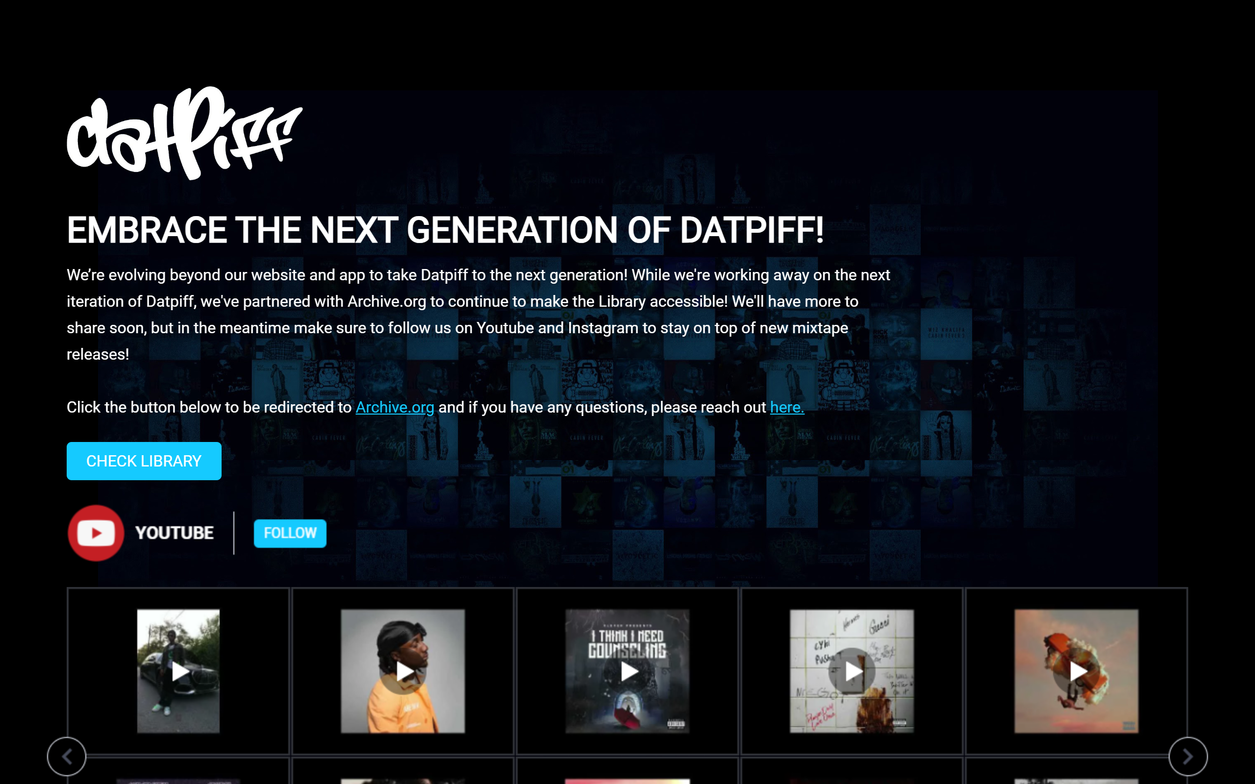 DatPiff Music Website