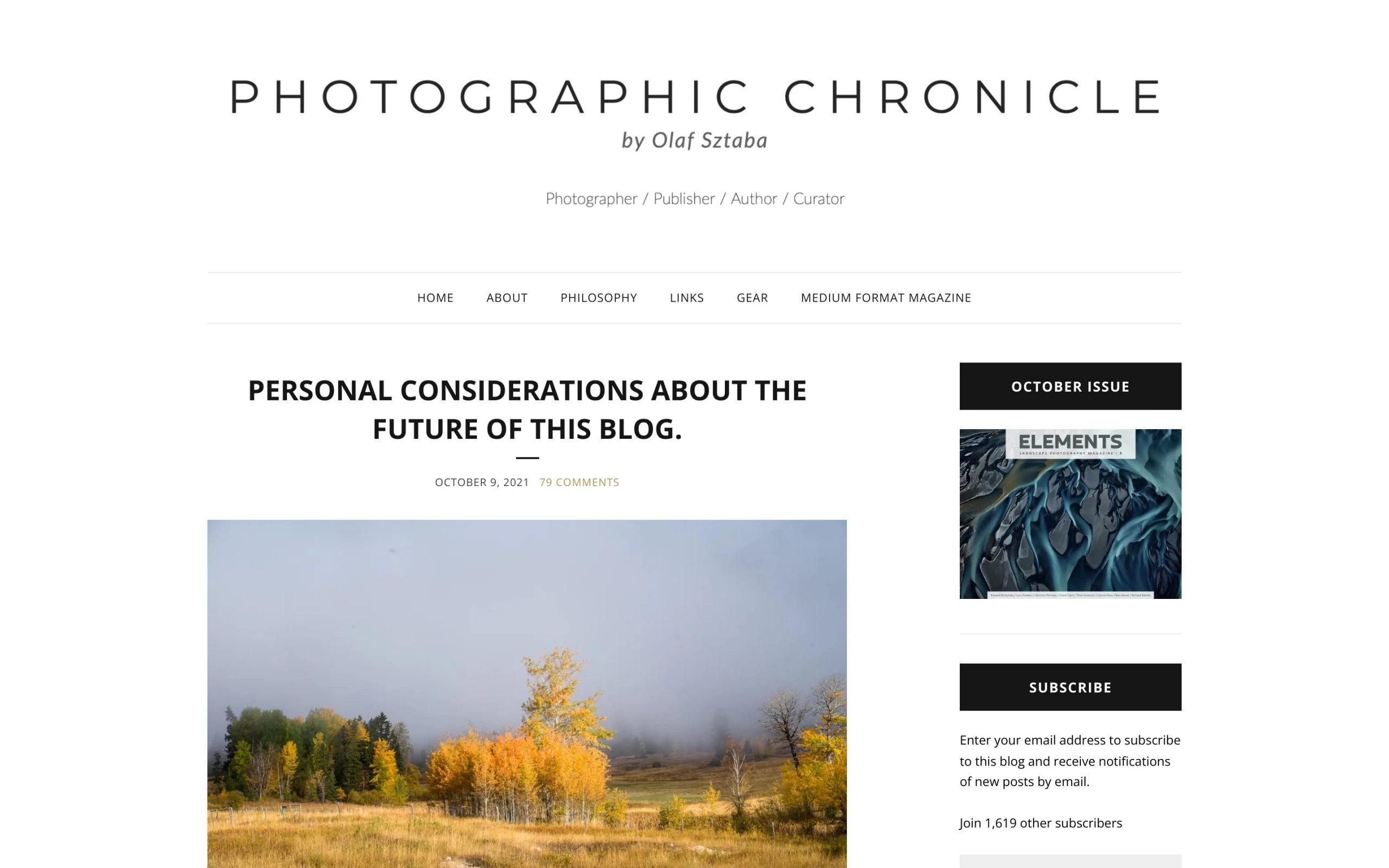 Olaf Photo Blog photography blog