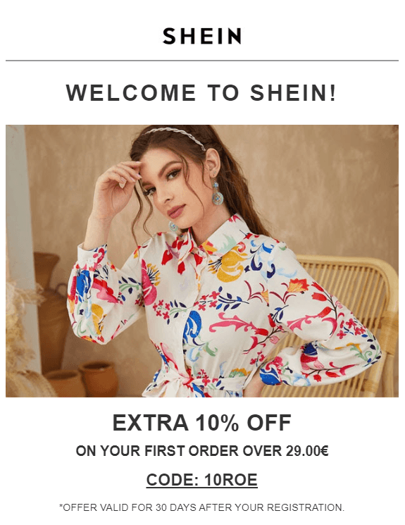 welcome email