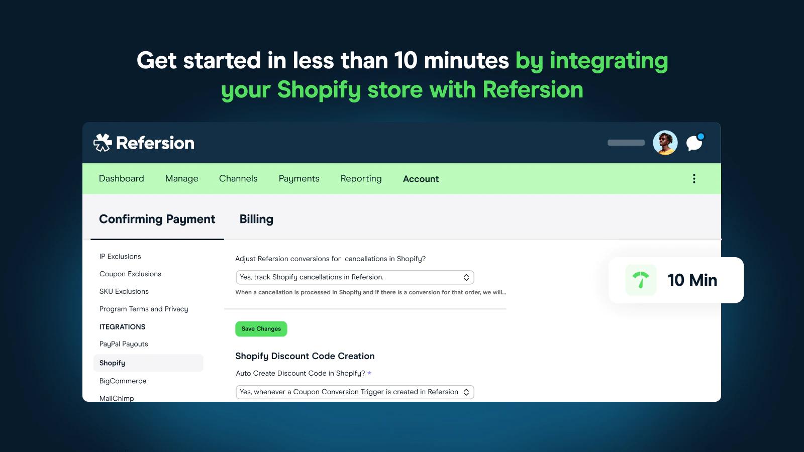 Refersion: Affiliate Marketing Shopify App