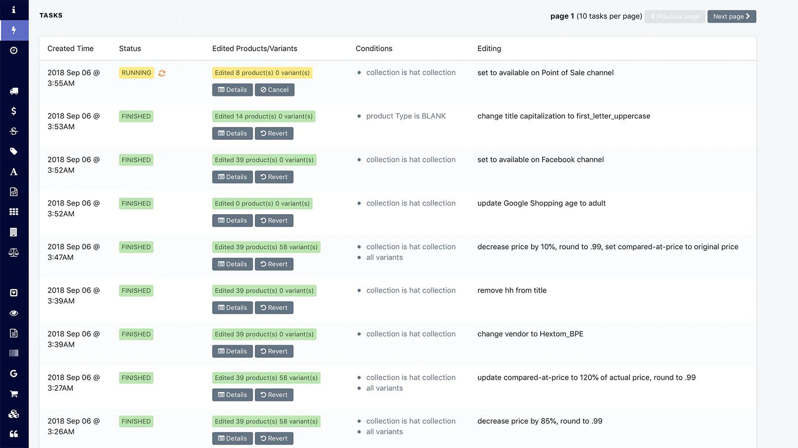 Hextom: Bulk Product Edit Shopify App