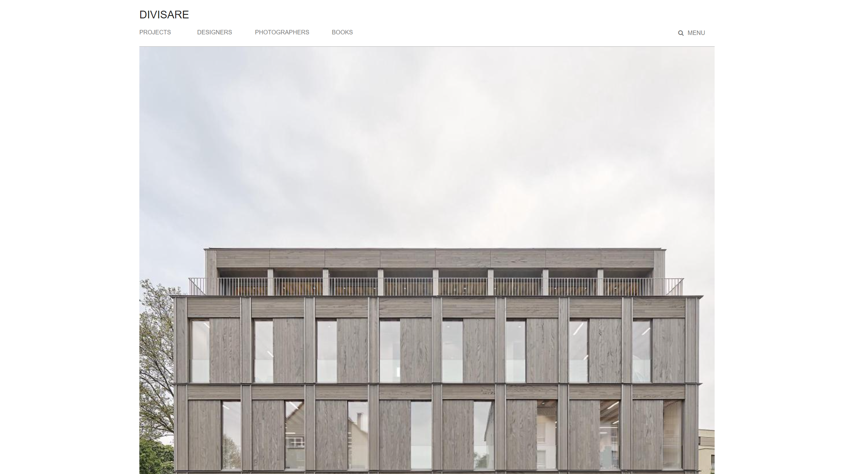 Divisare Architecture Website