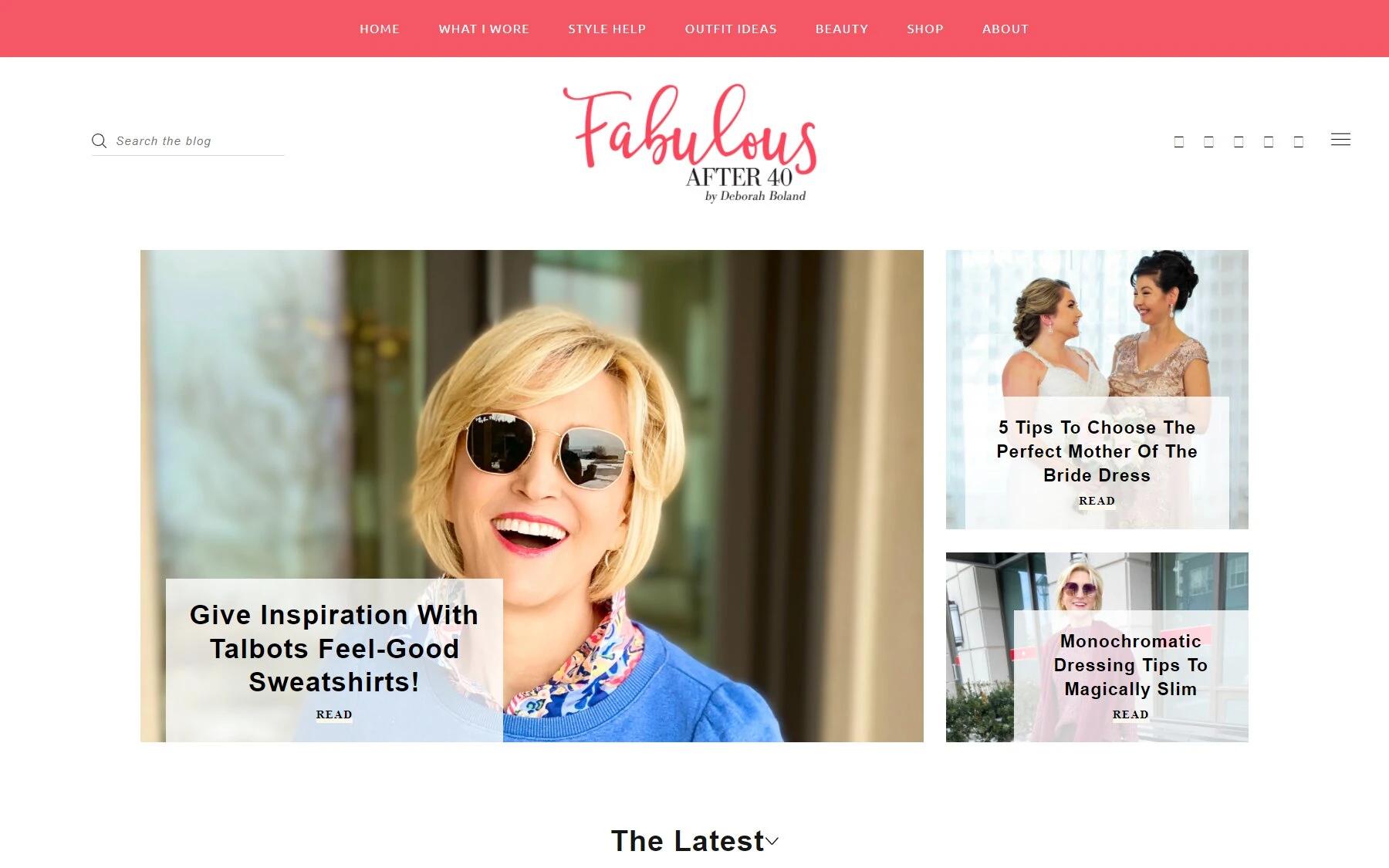 Fabulous After 40 fashion blog