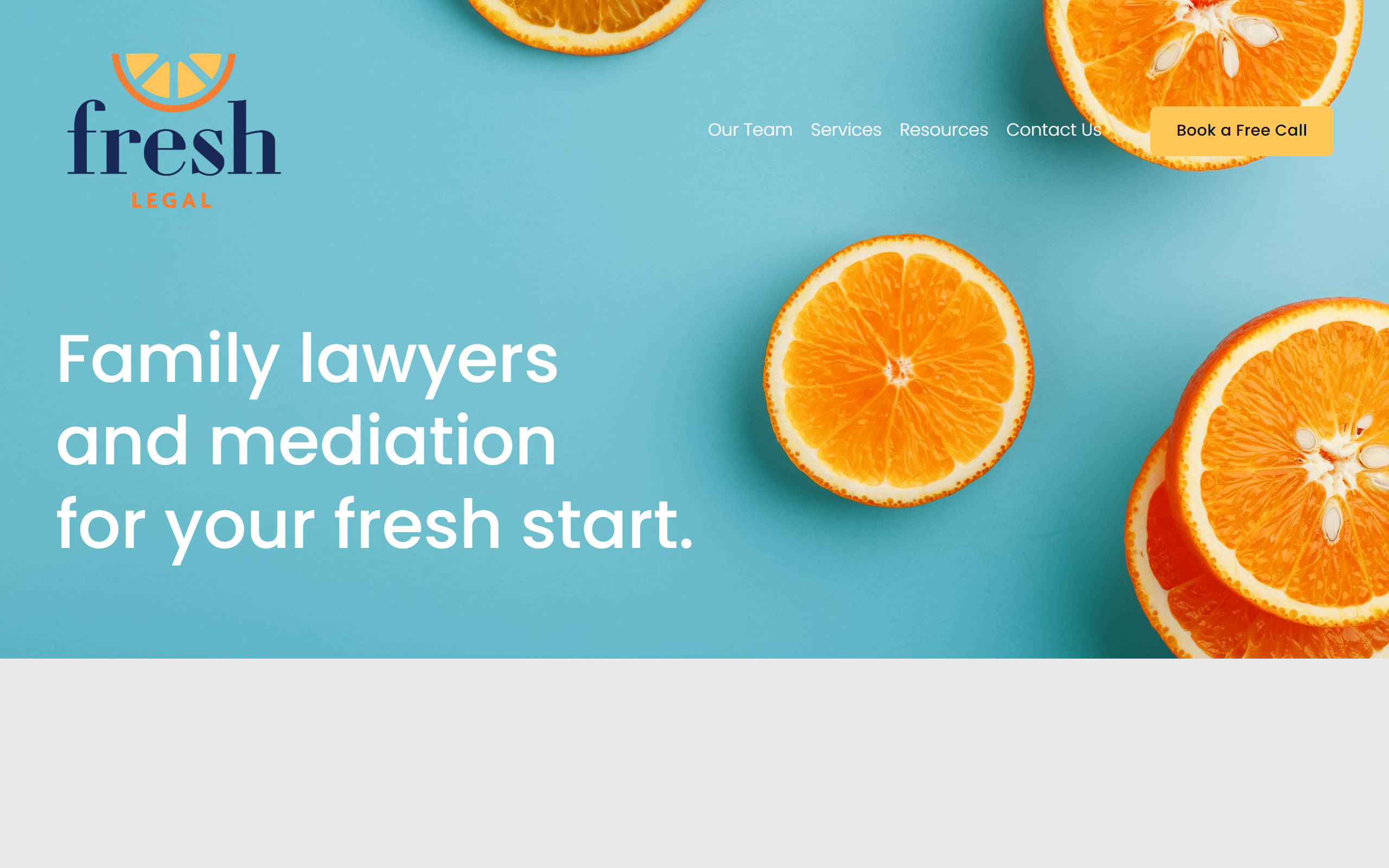 Fresh Legal law firm website