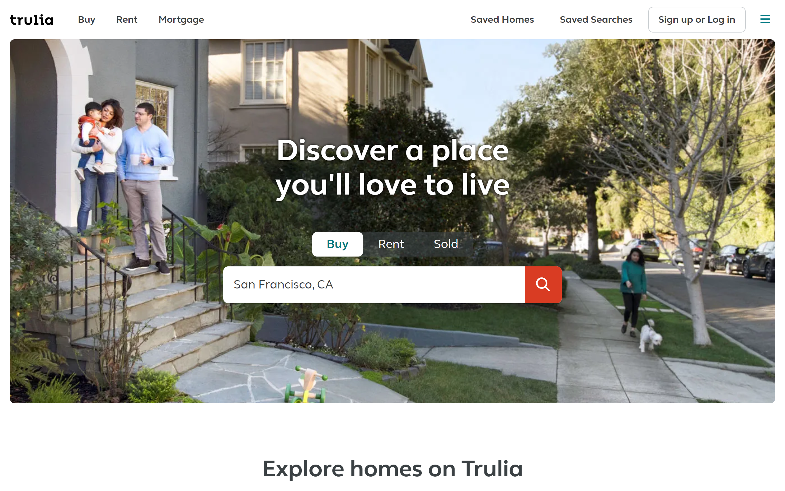Trulia Real Estate Website