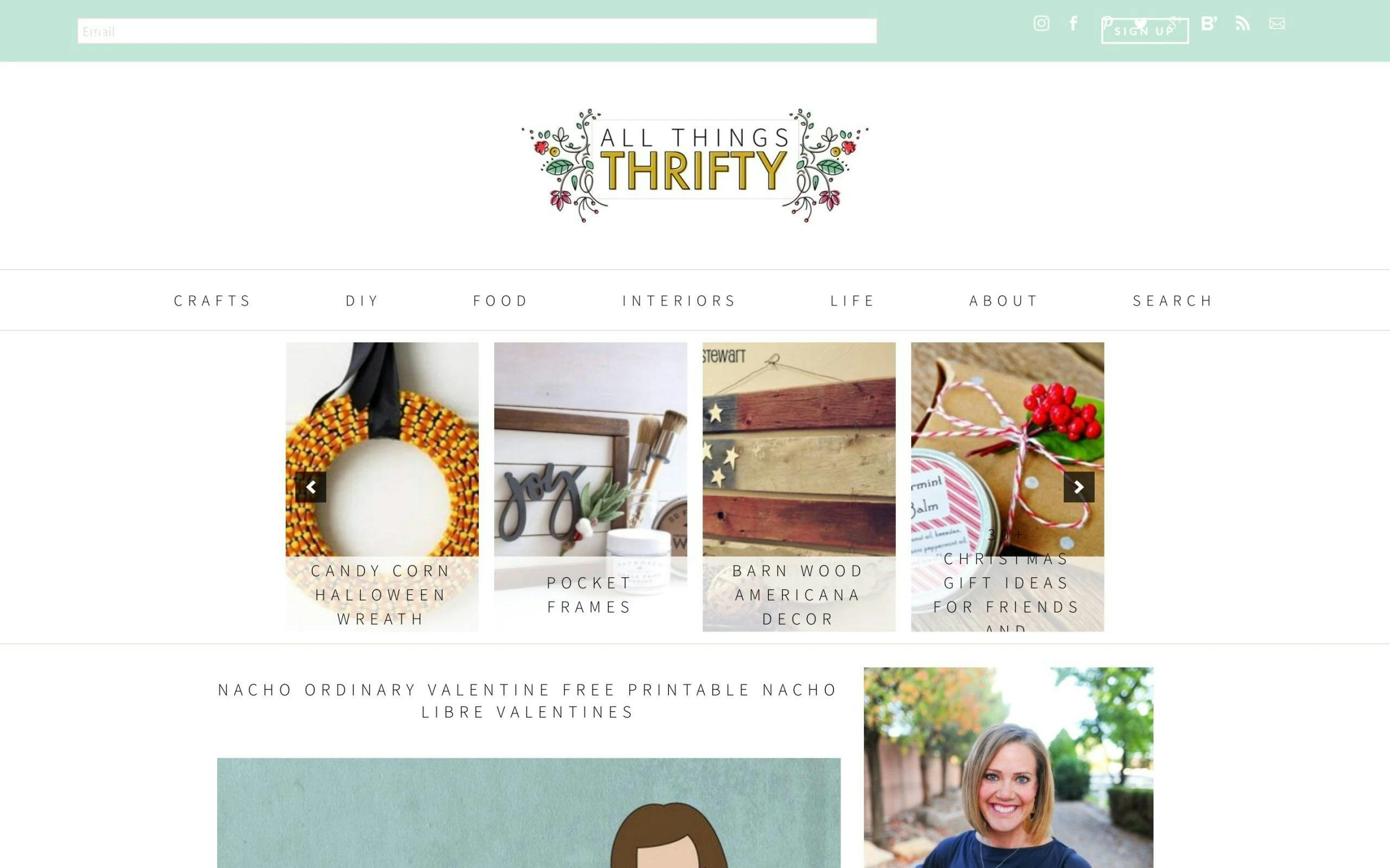 All Things Thrifty thrift fashion blog