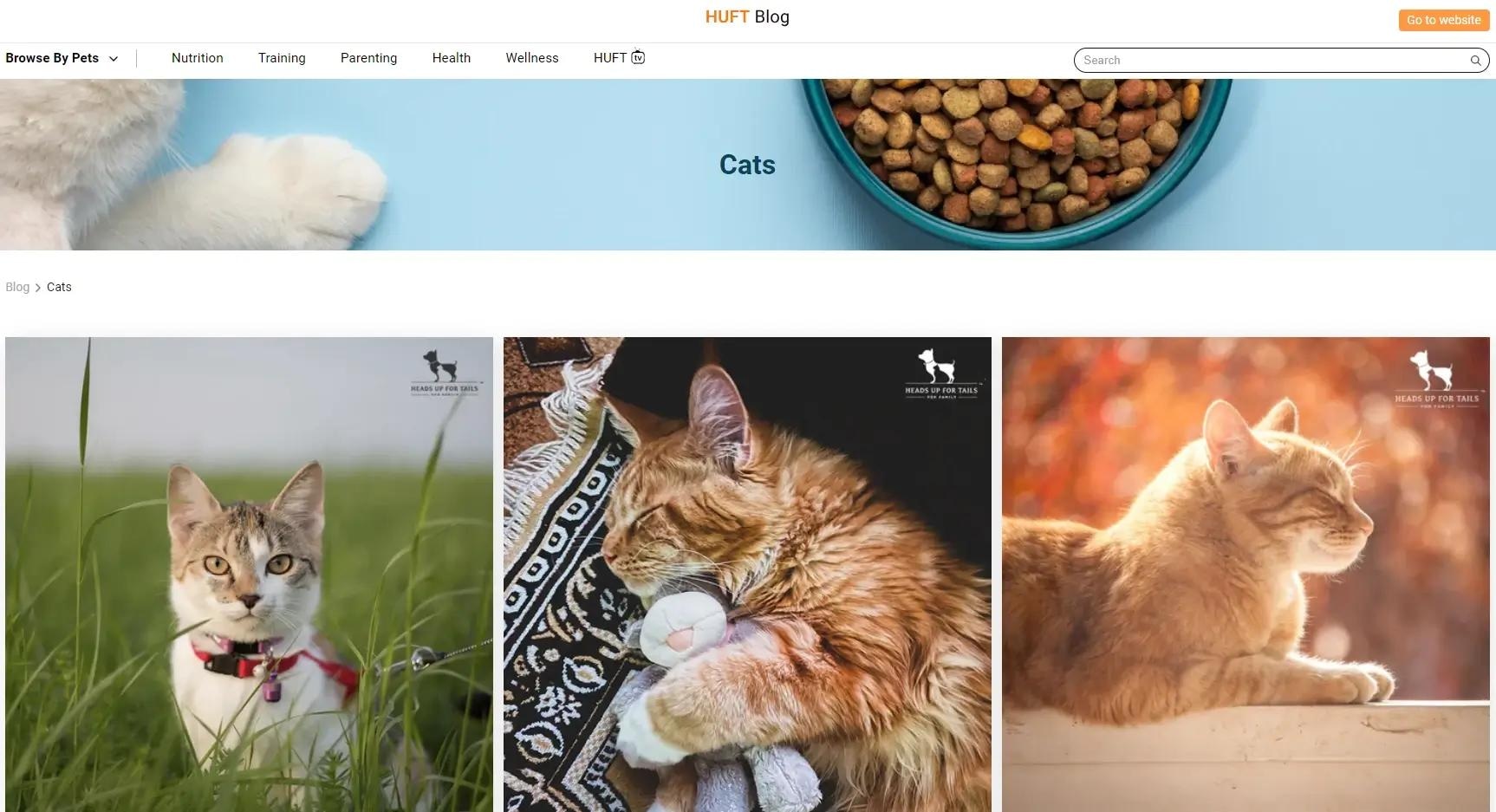 Heads Up for Tails pet blog