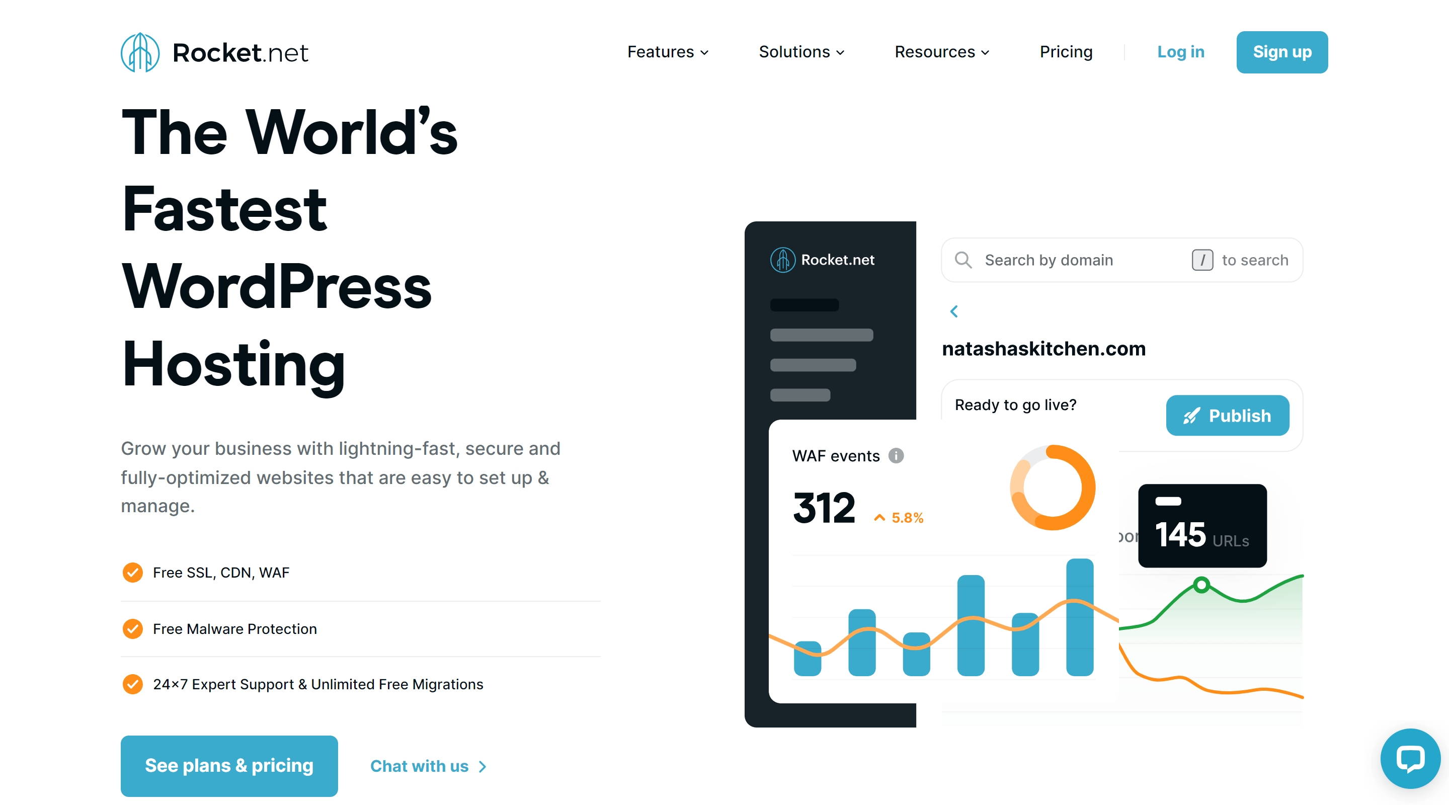 Rocket WordPress Hosting Provider