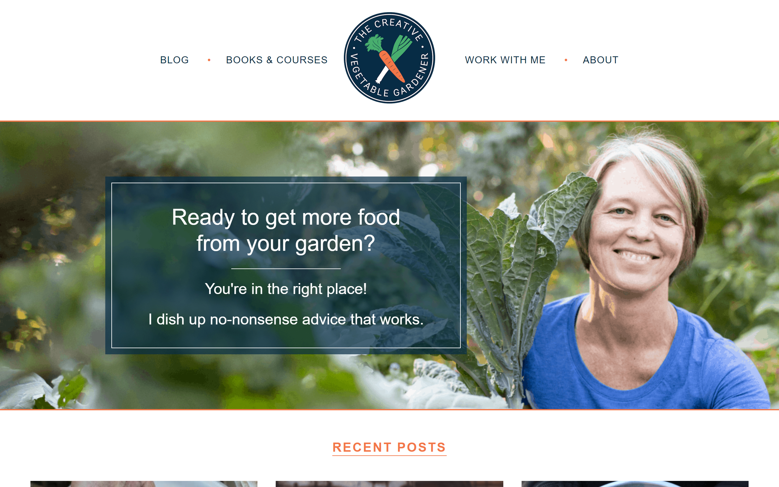 Creative Vegetable Gardener gardening blog