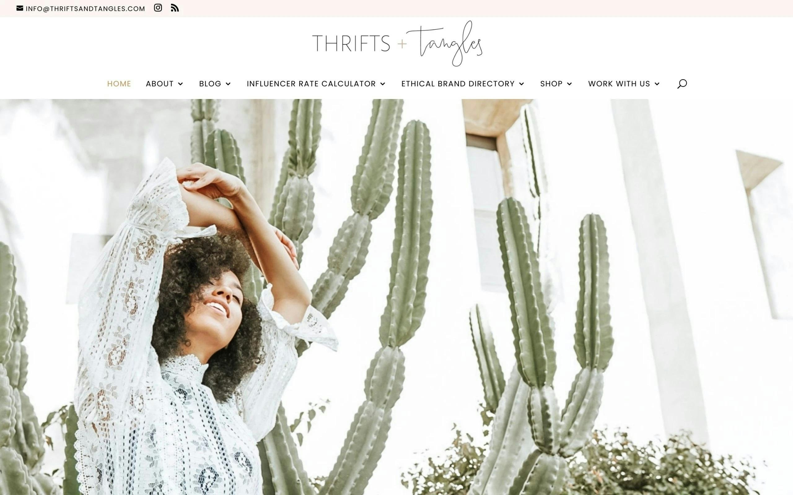 Thrifts and Tangles thrift fashion blog