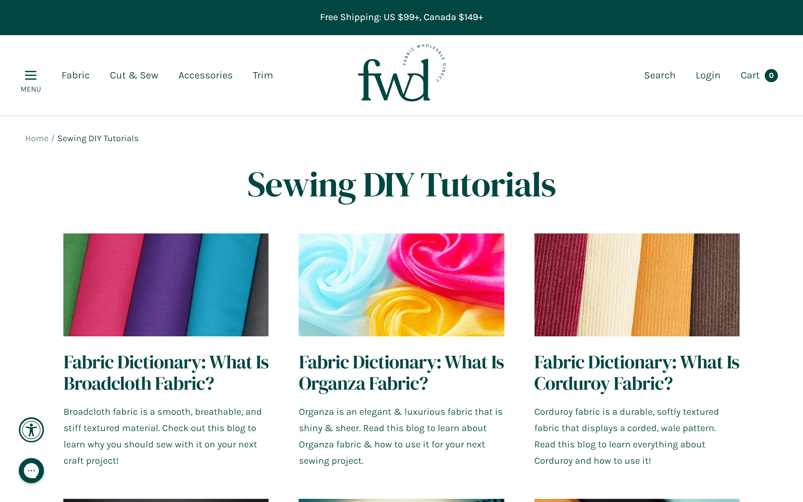Fabric Wholesale Direct Blog sewing blog