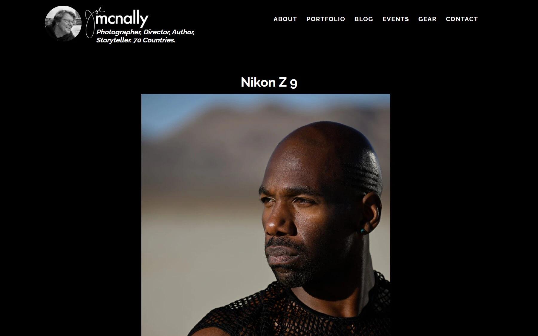 Joe McNally photography blog