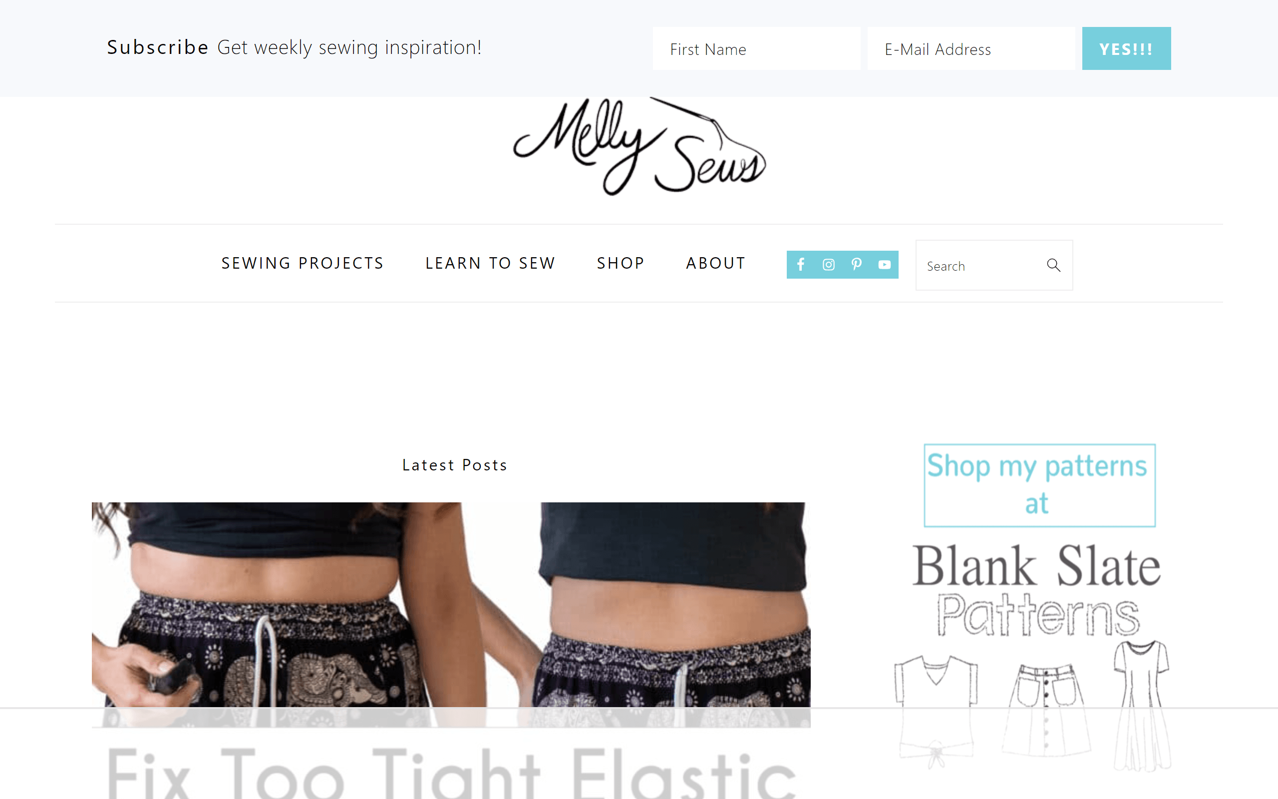 Melly Sews sewing blog