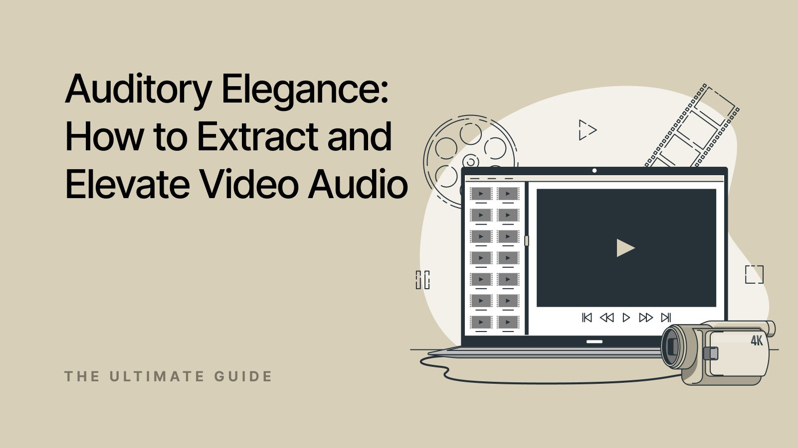 how to extract and elevate video audio