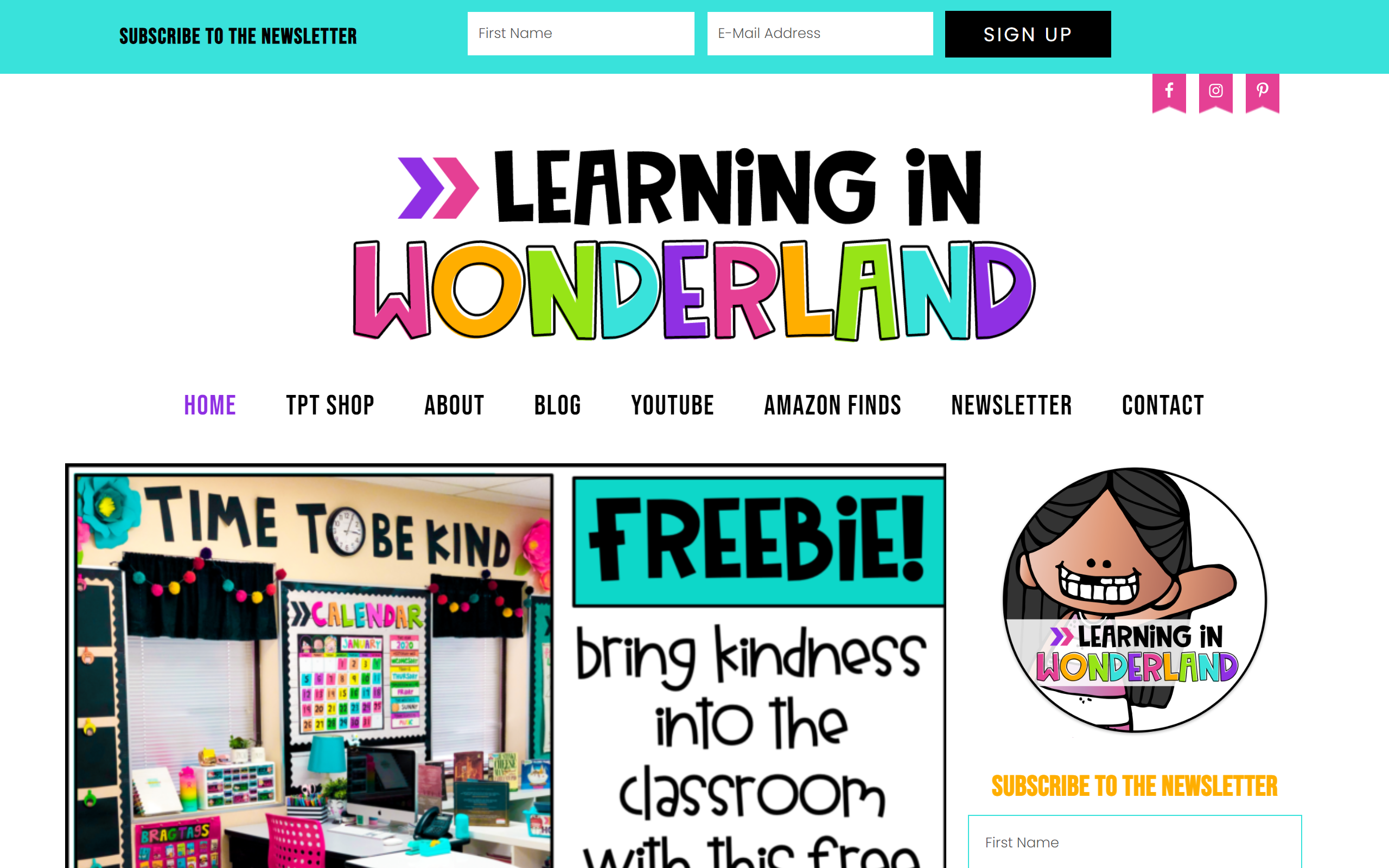 Learning in Wonderland teacher blog