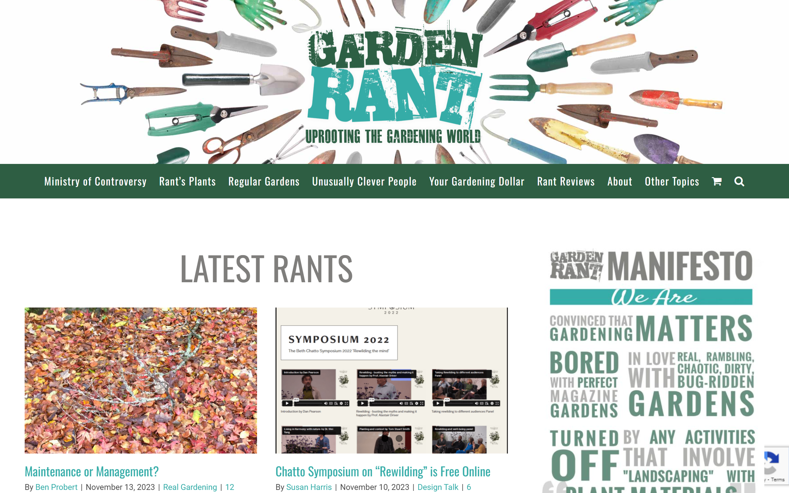 Garden Rant gardening blog