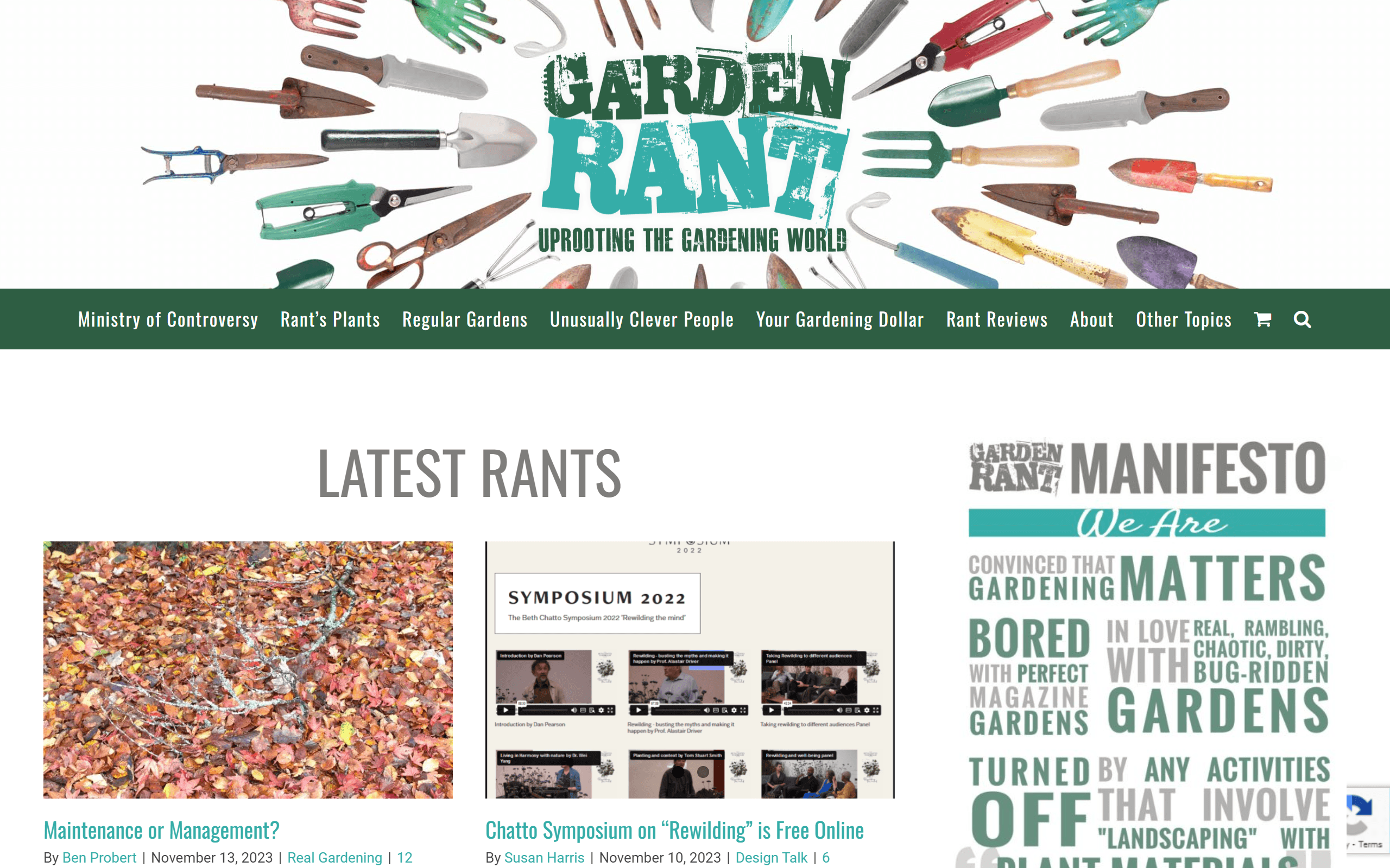 Garden Rant gardening blog