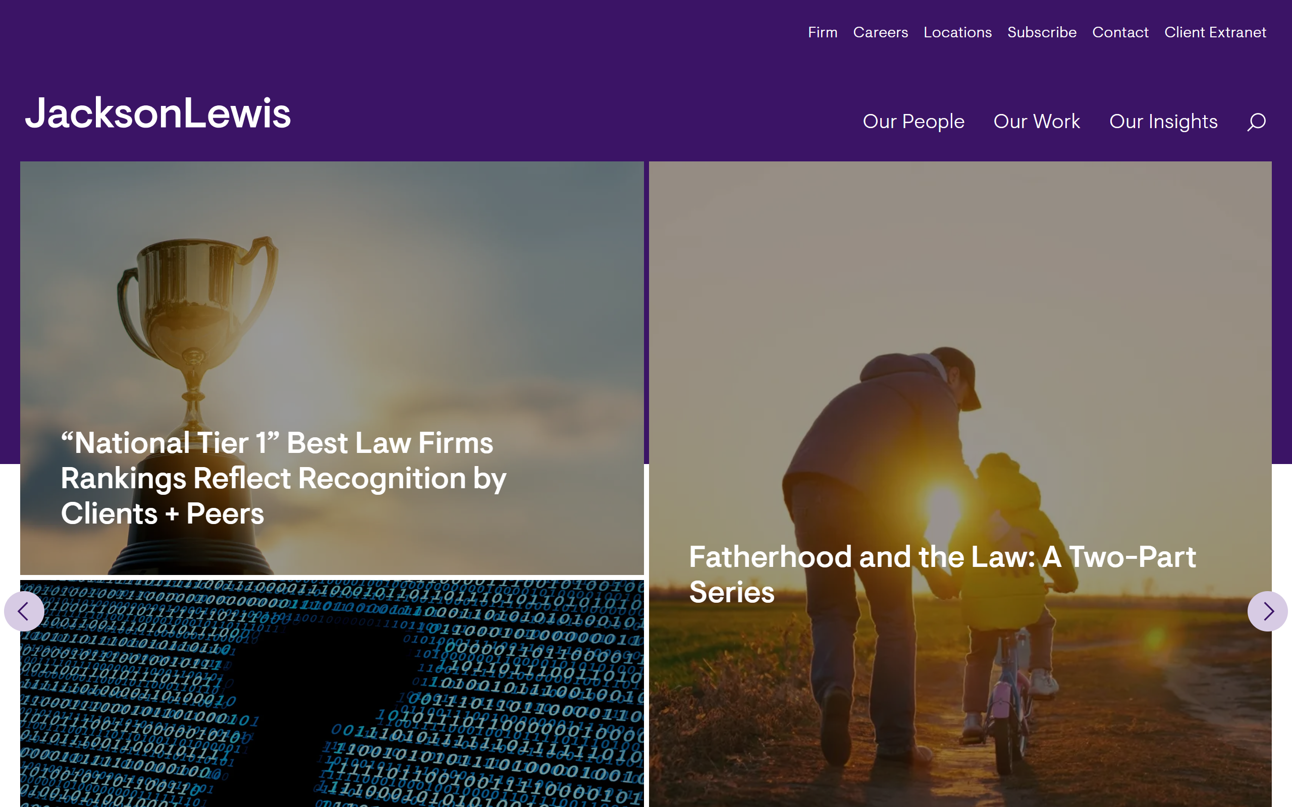Jackson Lewis law firm website