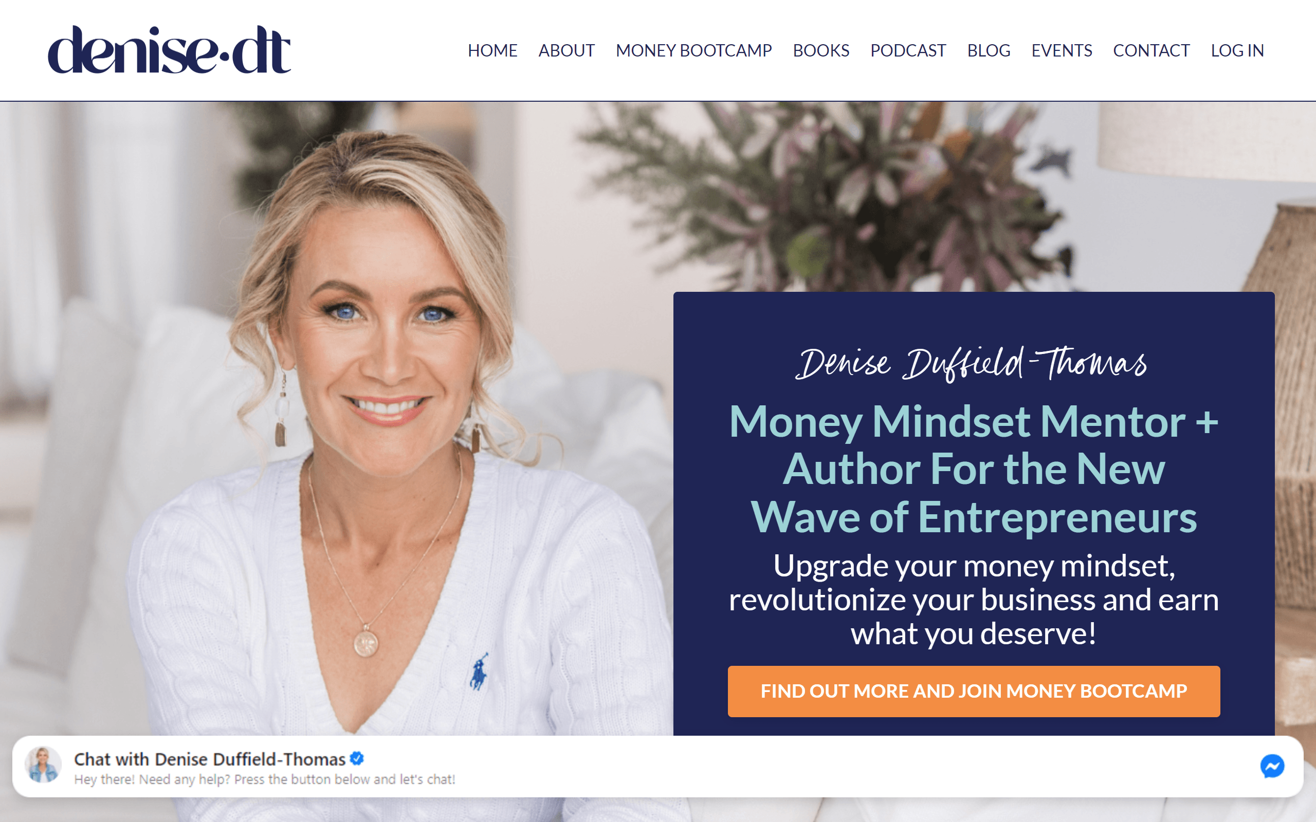 Denise Duffield Coaching Website