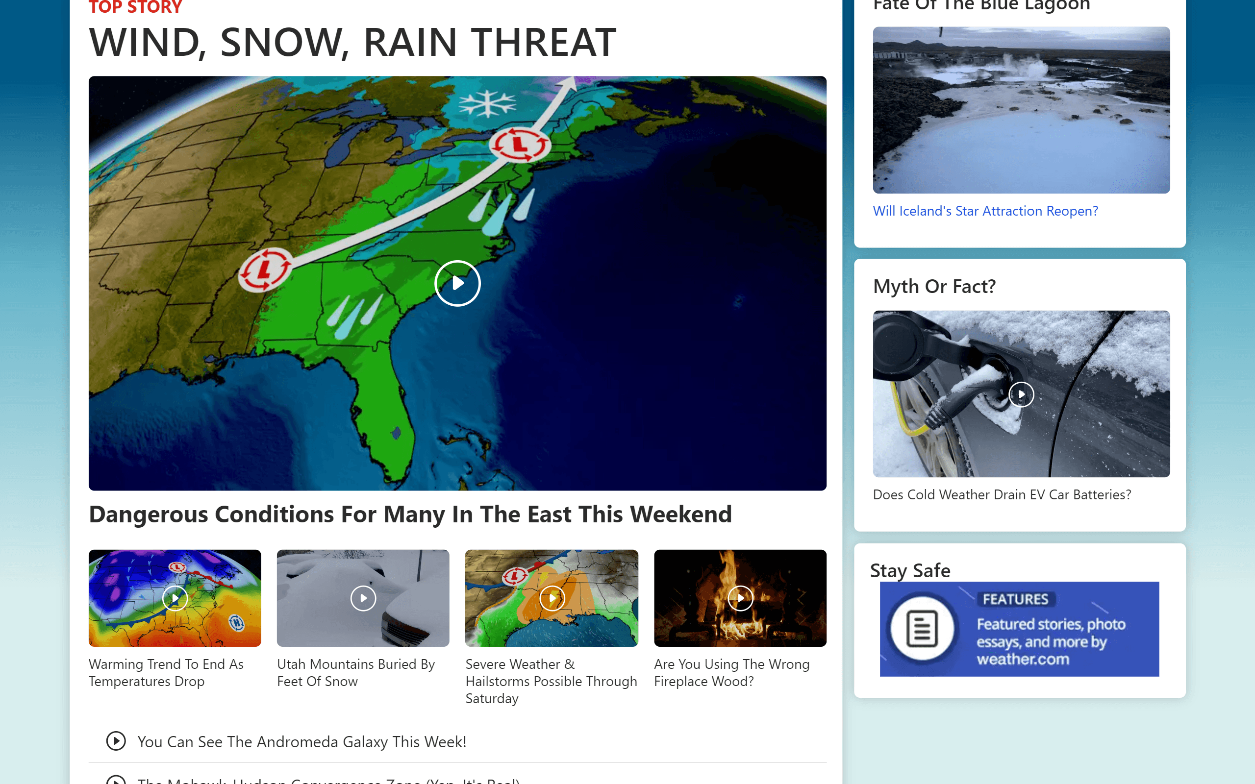 Weather.com Weather Site