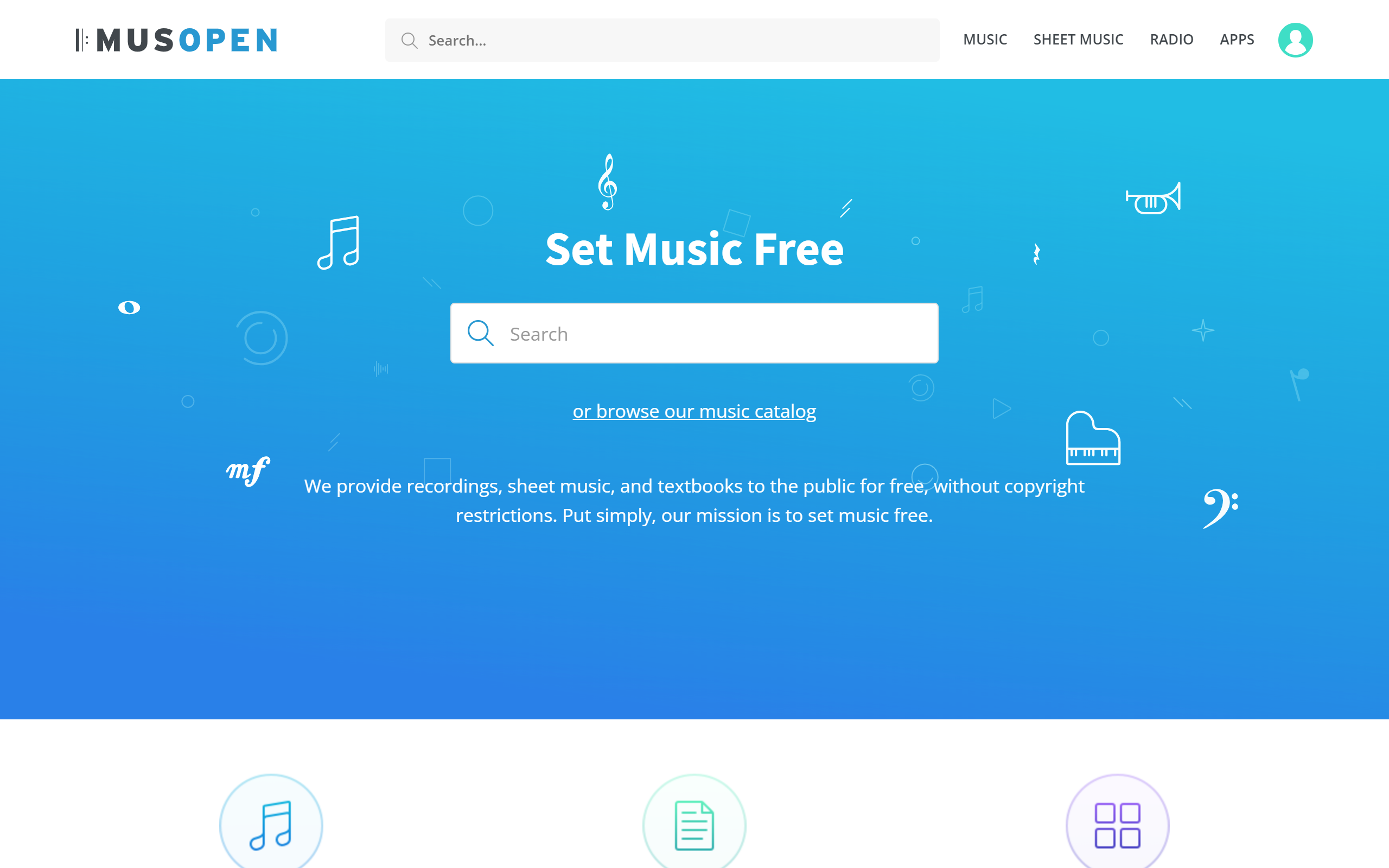 MusOpen Music Website