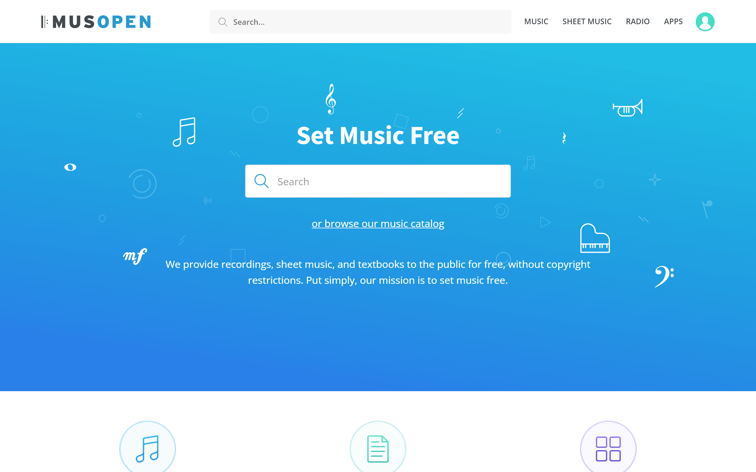 MusOpen Music Website
