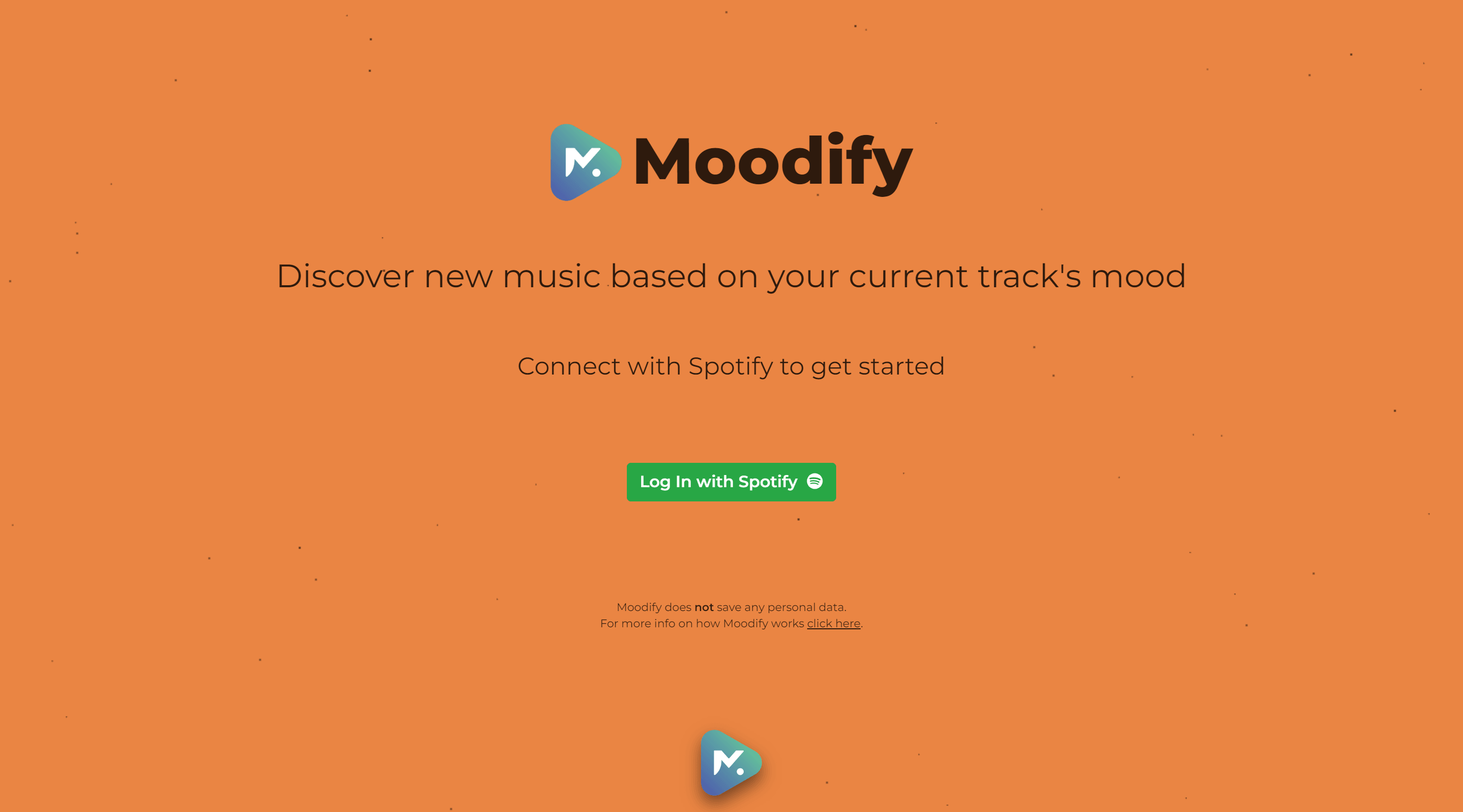 Moodify Spotify Stats Website