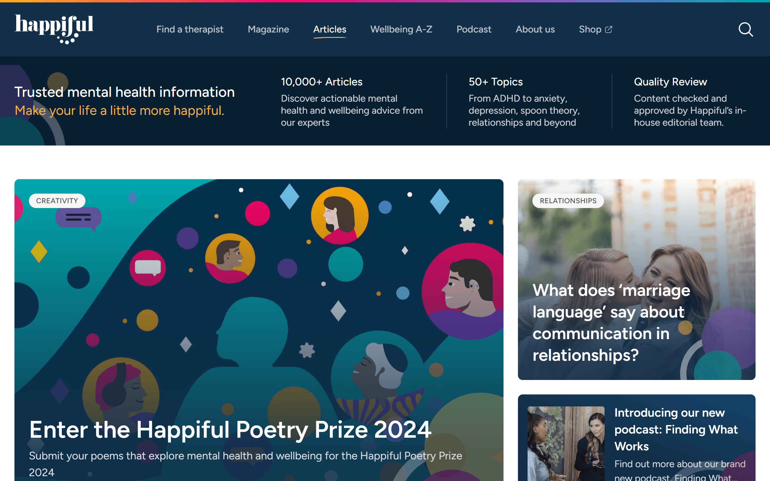 Happiful mental health blog