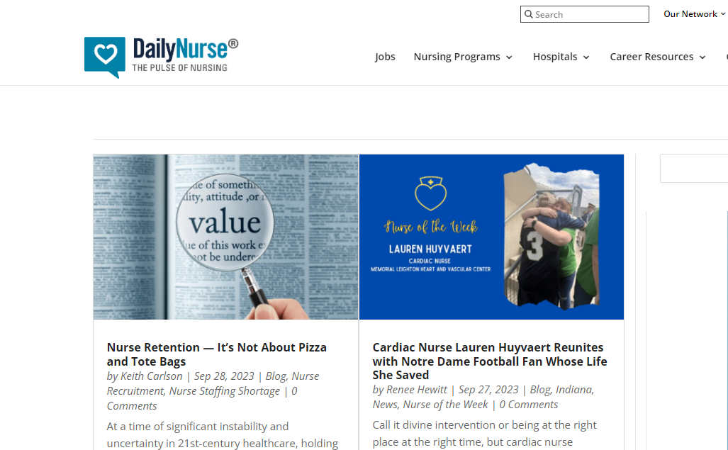 Daily Nurse nursing blog
