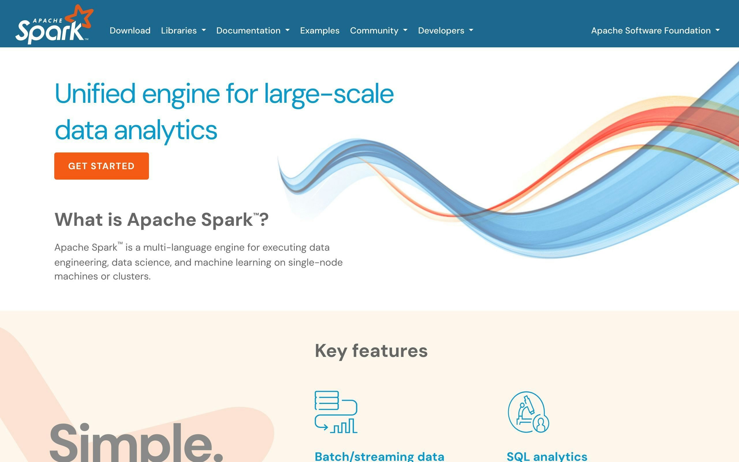 Apache Spark data analytics tool