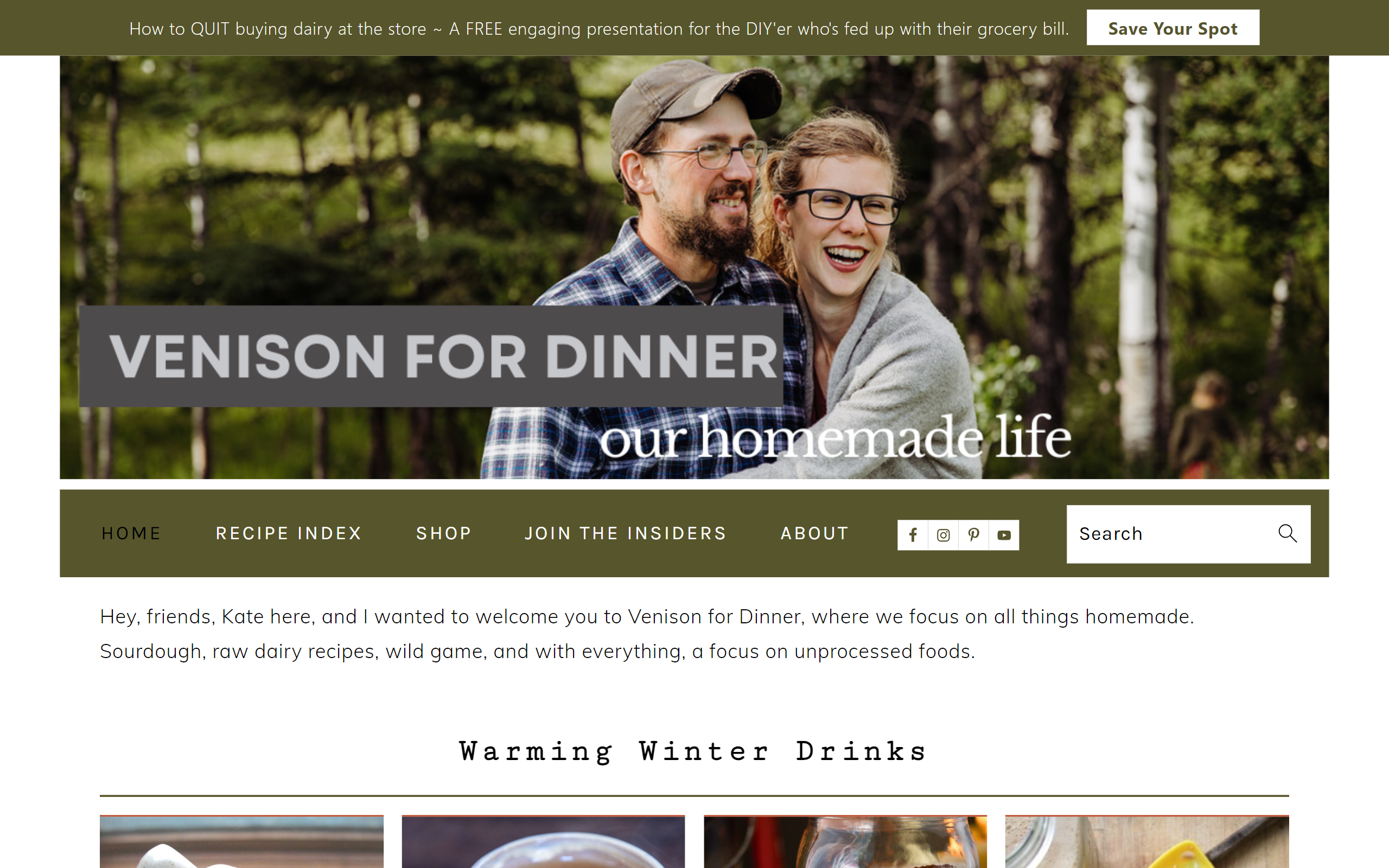 Venison for Dinner Recipe Websites