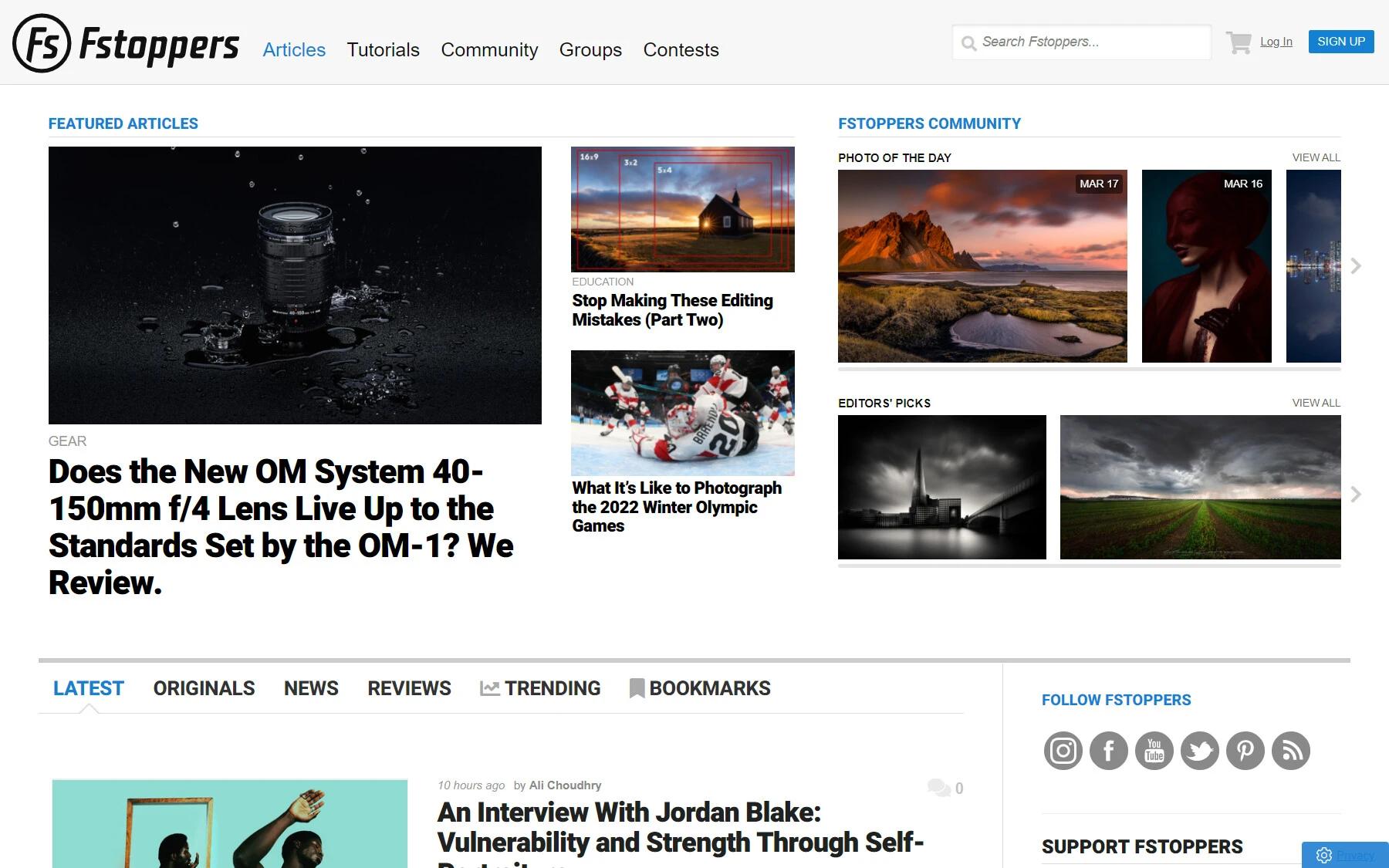 Fstoppers photography blog