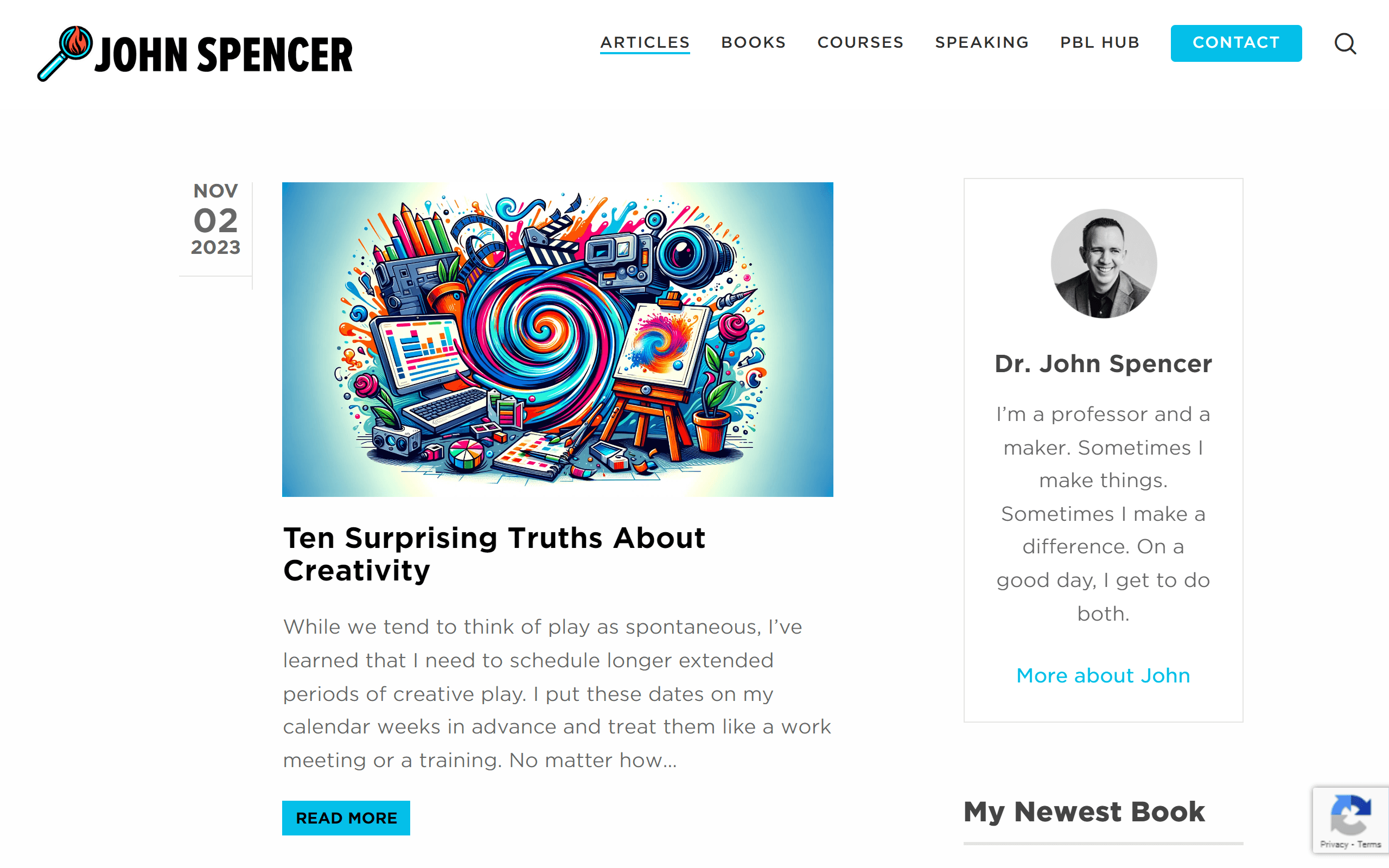 John Spencer Blog teacher blog