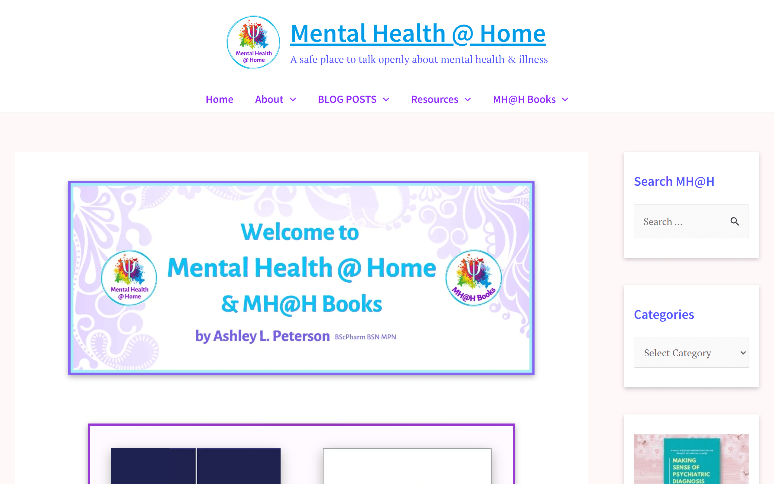 Mental Health @ Home mental health blog