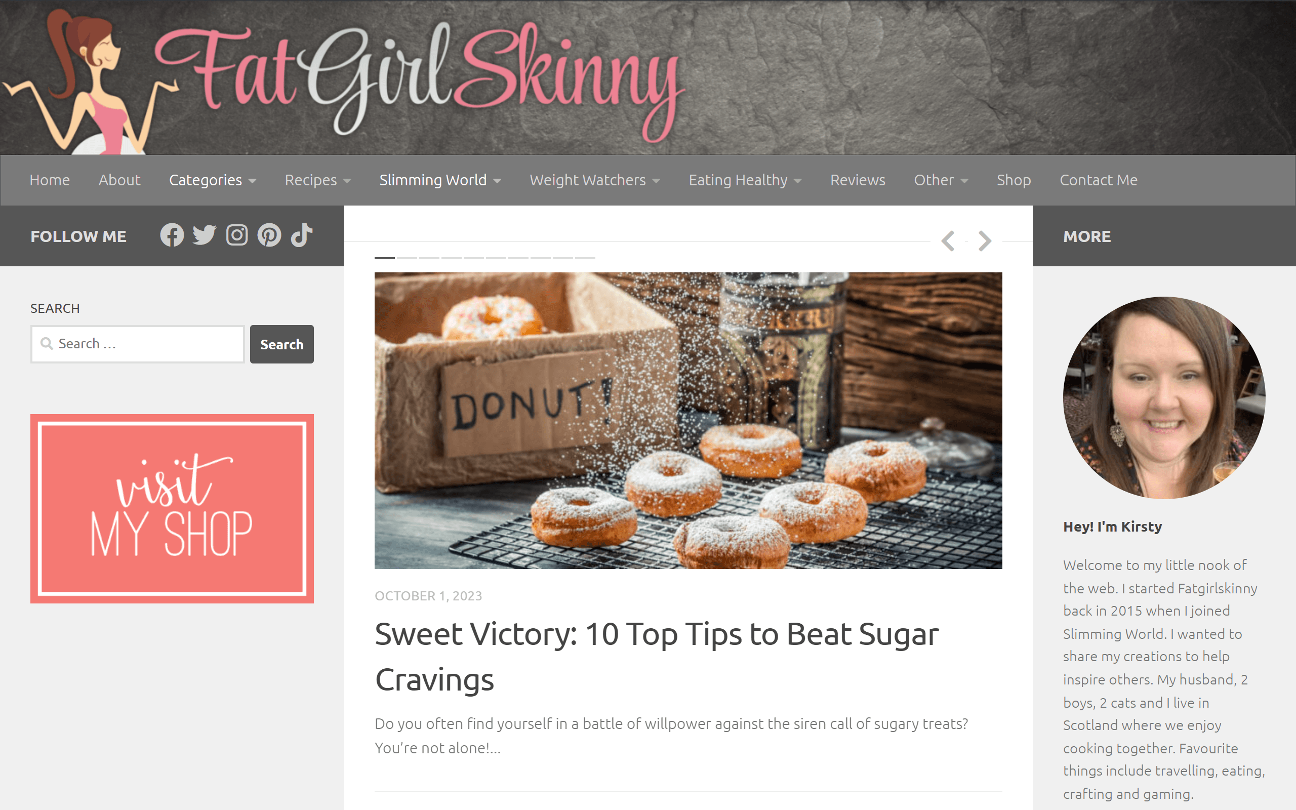 Fat Girl Skinny weight loss blog