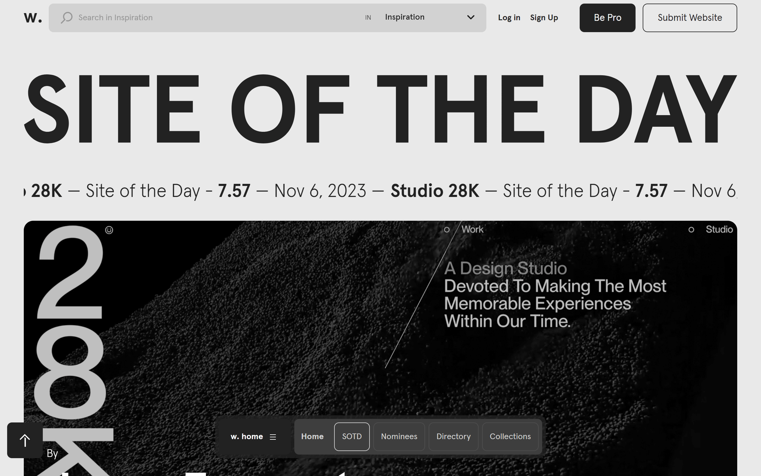 Awwwards Graphic Design Website