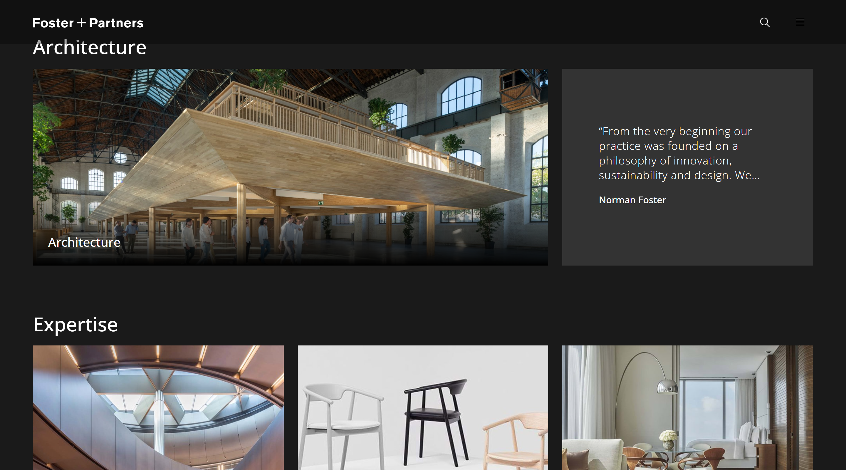 Foster And Partners Architecture Website
