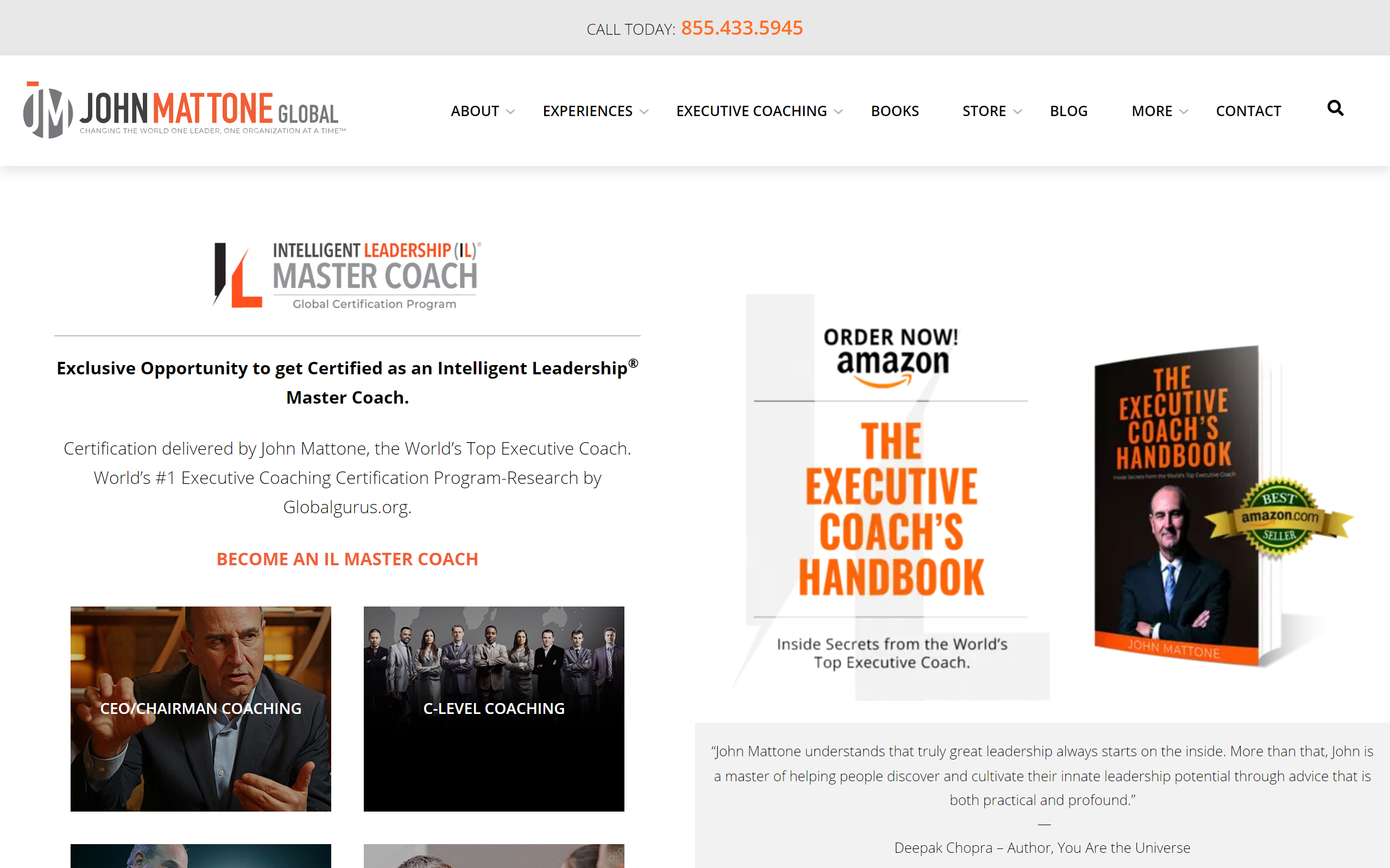 John Mattone Global Coaching Website