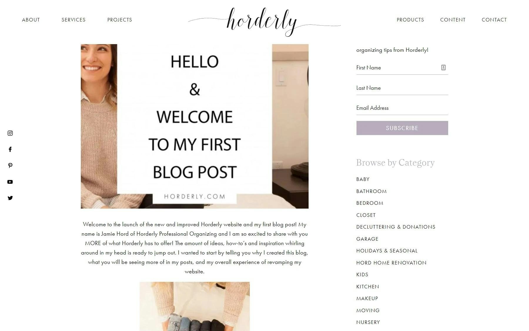 Horderly first blog post