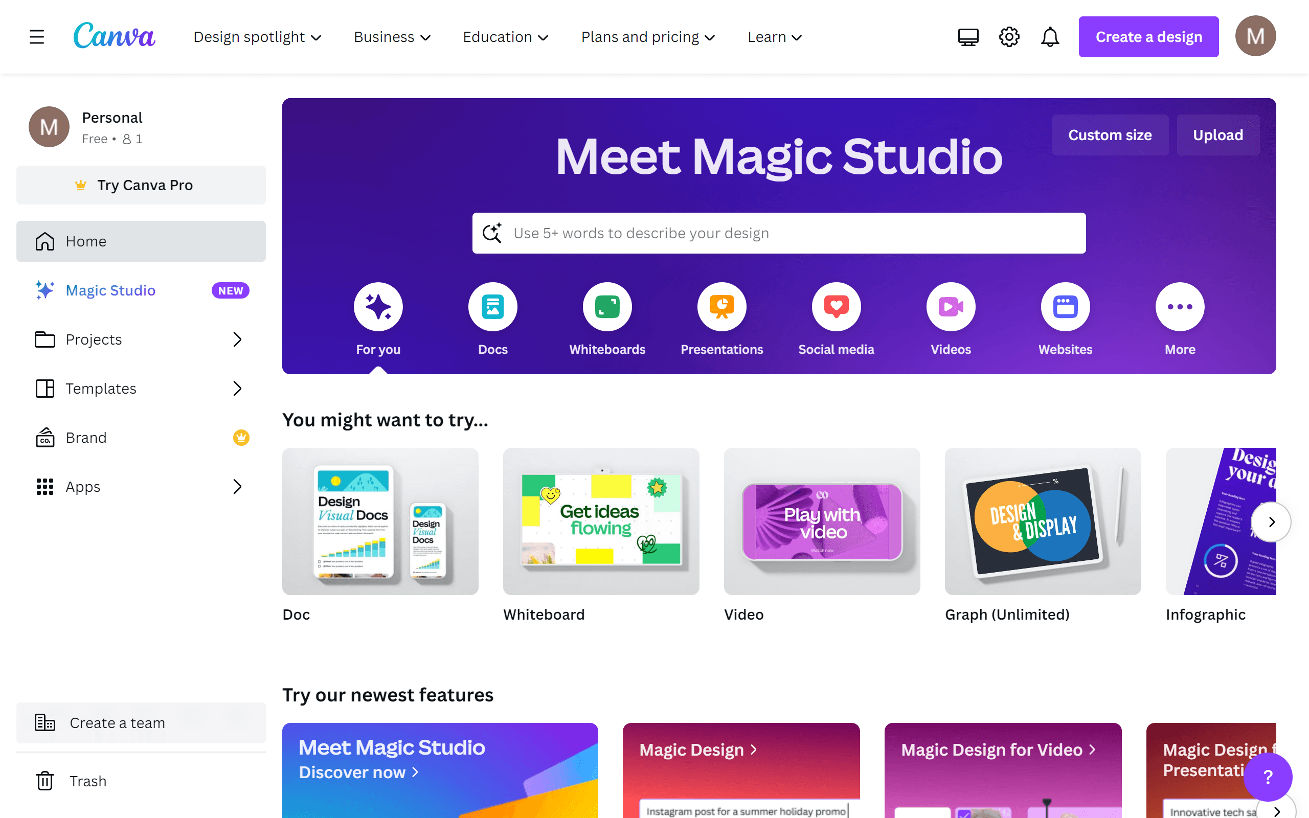 Canva Content Creation Tool