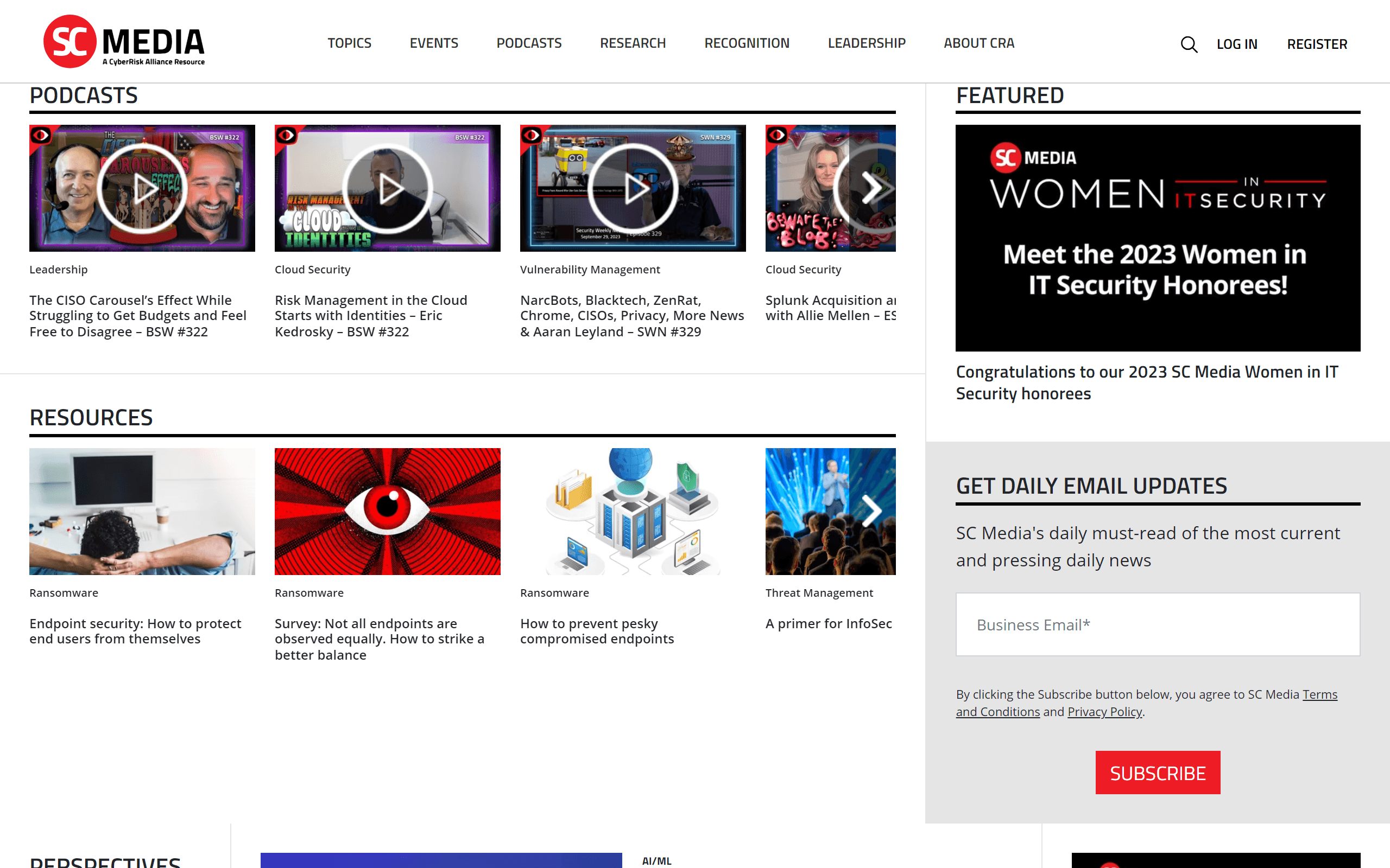 SC Magazine cybersecurity blog