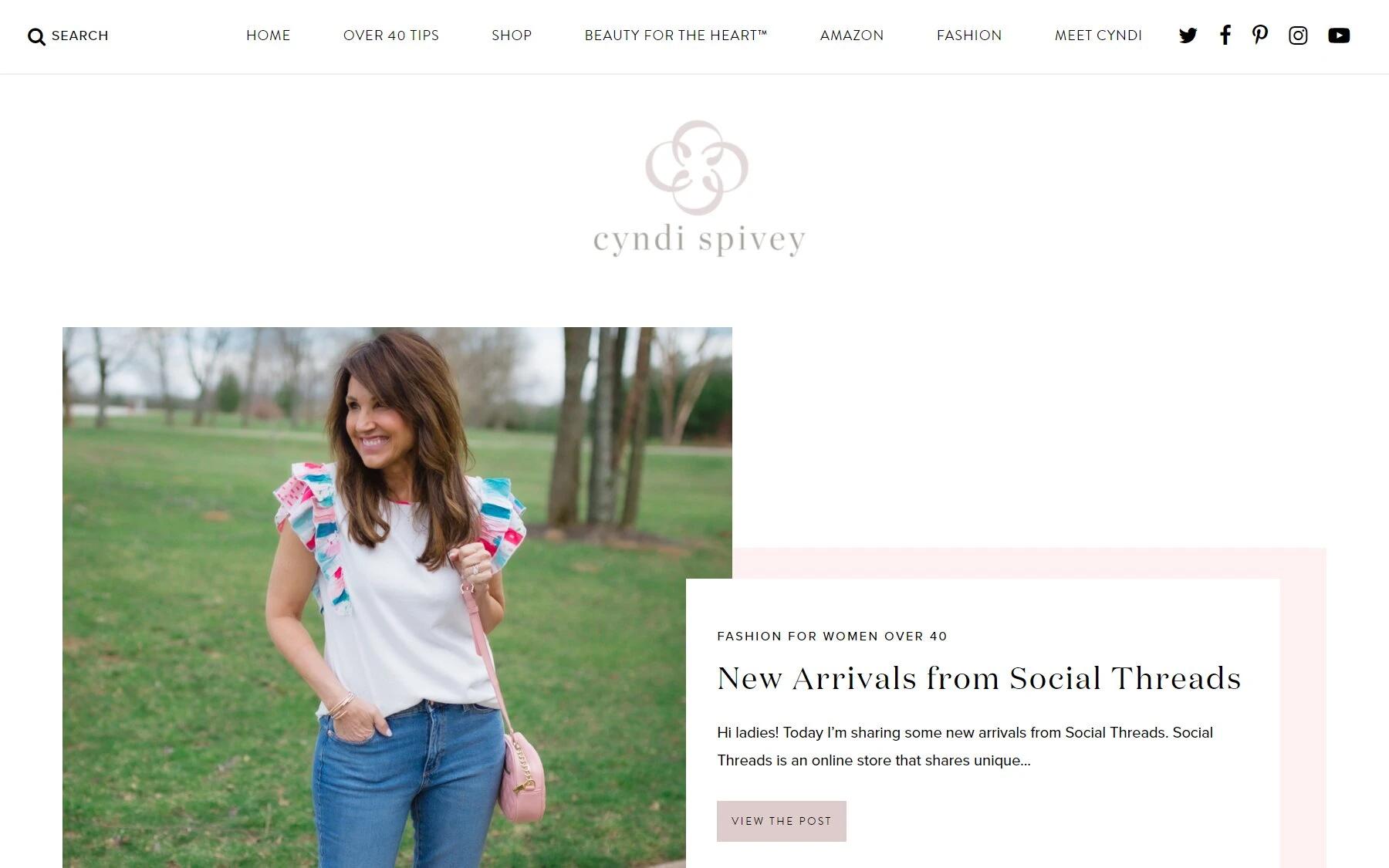 Cyndi Spivey fashion blog