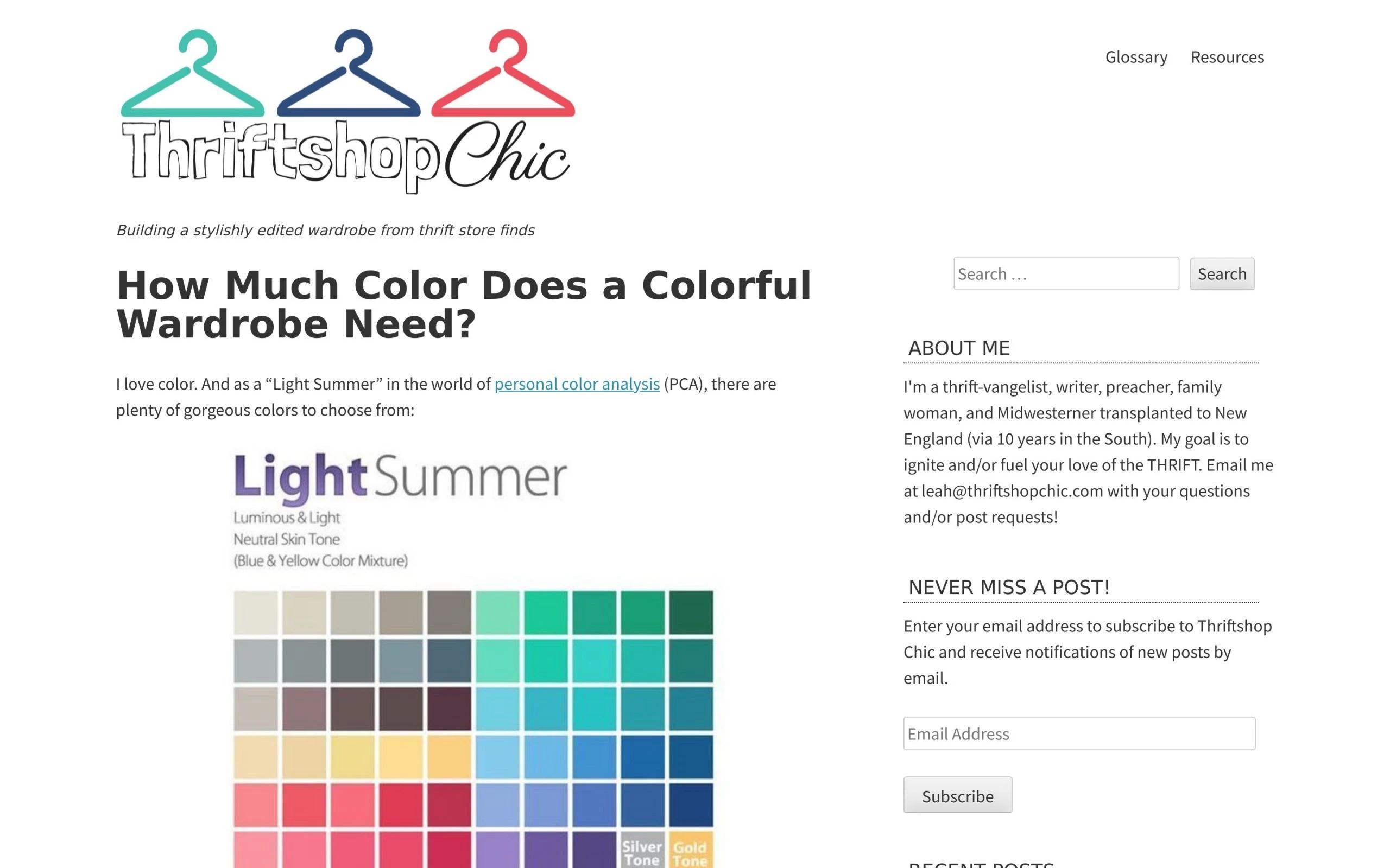 ThriftShop Chic thrift fashion blog