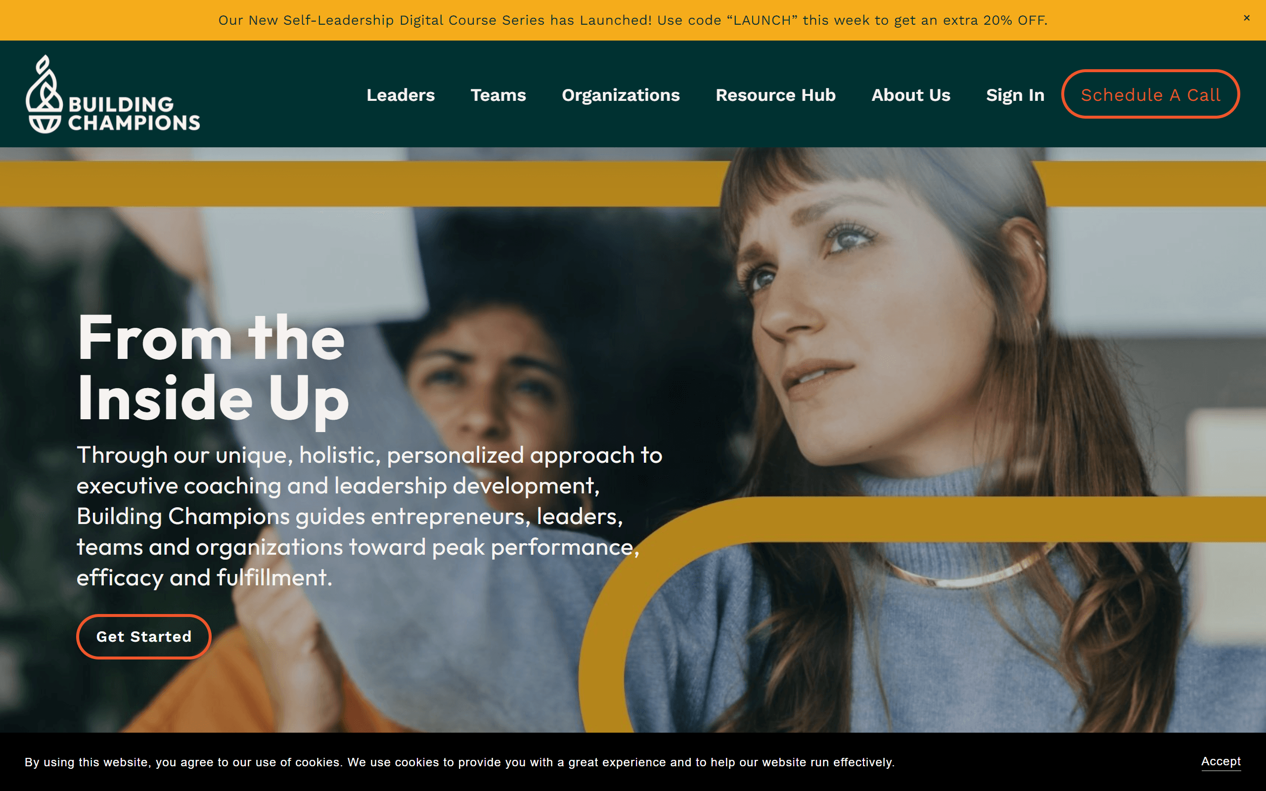 Building Champions Coaching Website