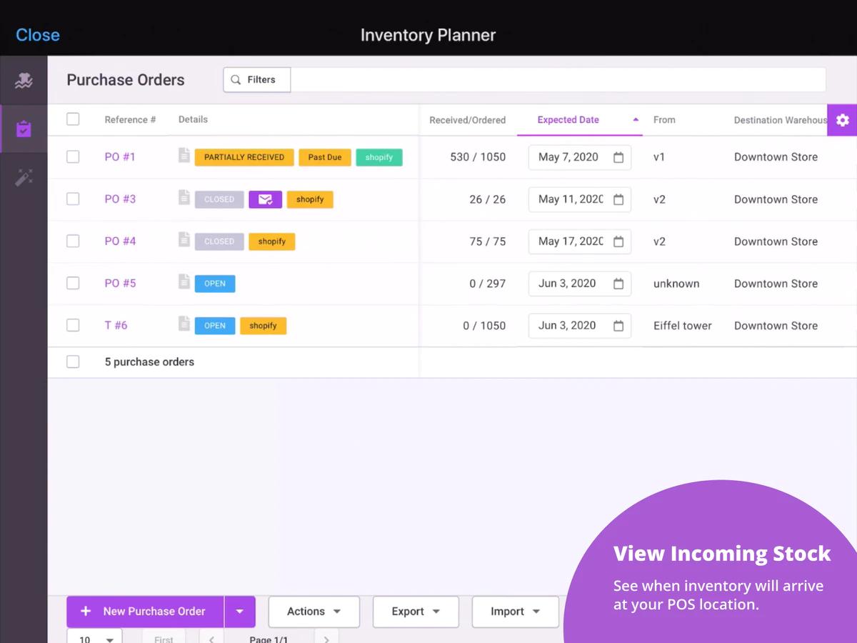 Inventory Planner Forecasting Shopify App