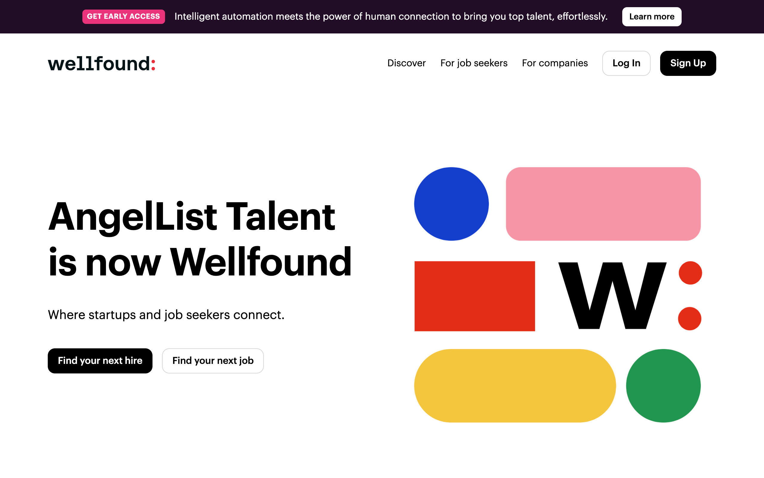 WellFound freelance website