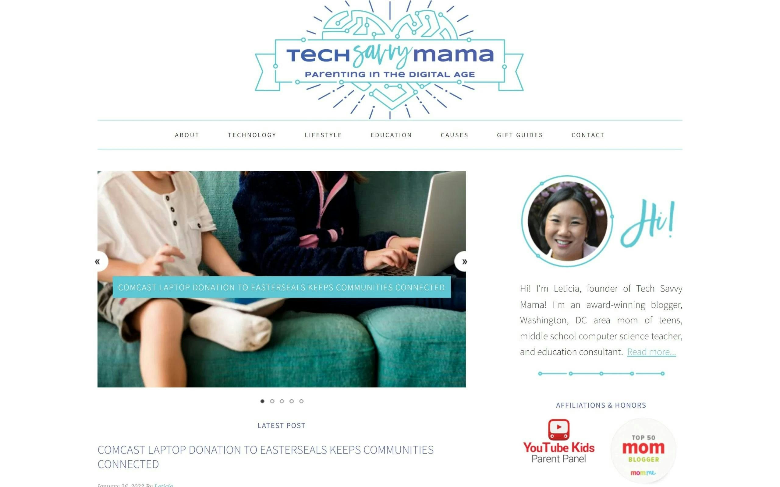 Tech Savvy Mama mom blogs