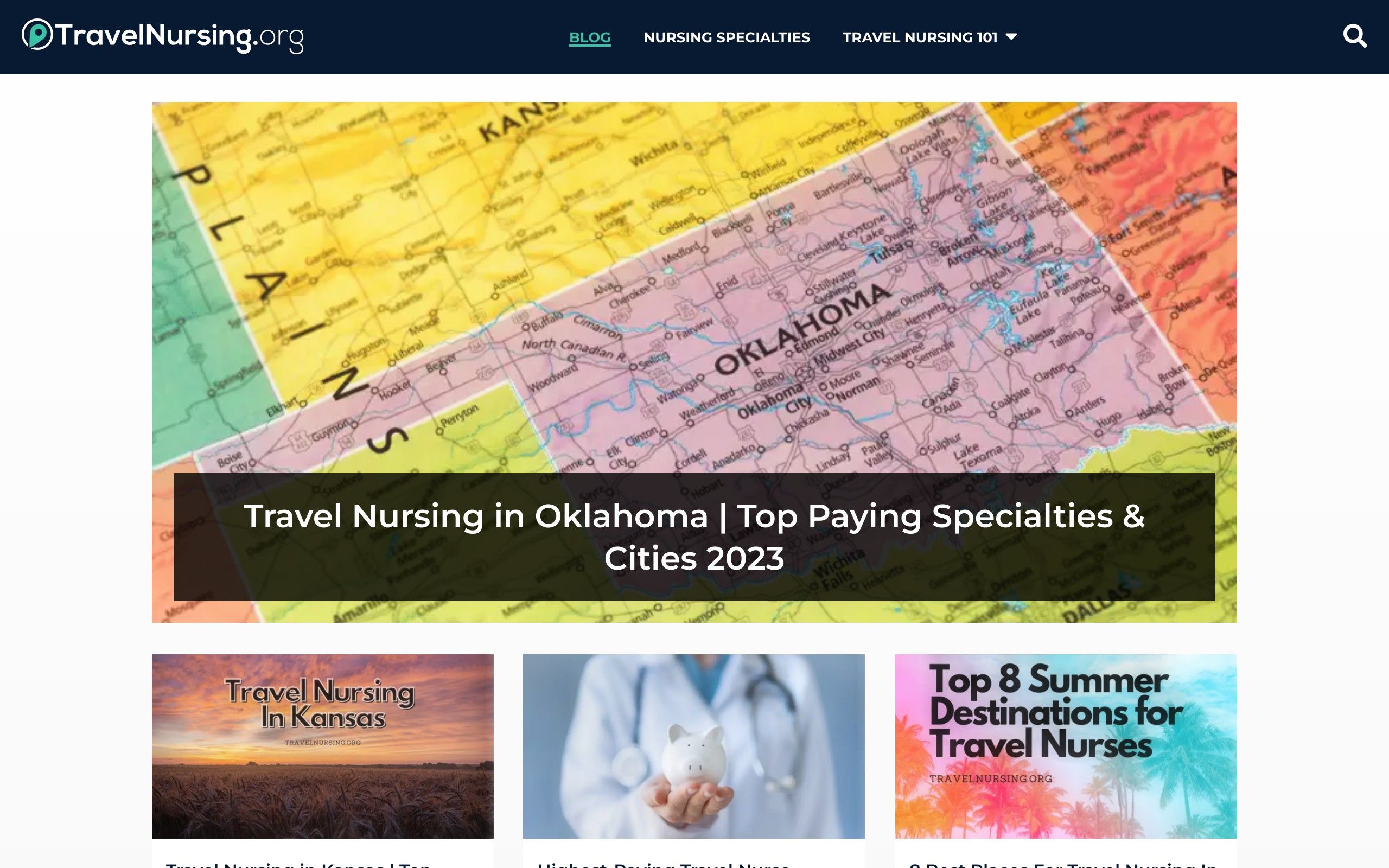 Travel Nursing blog