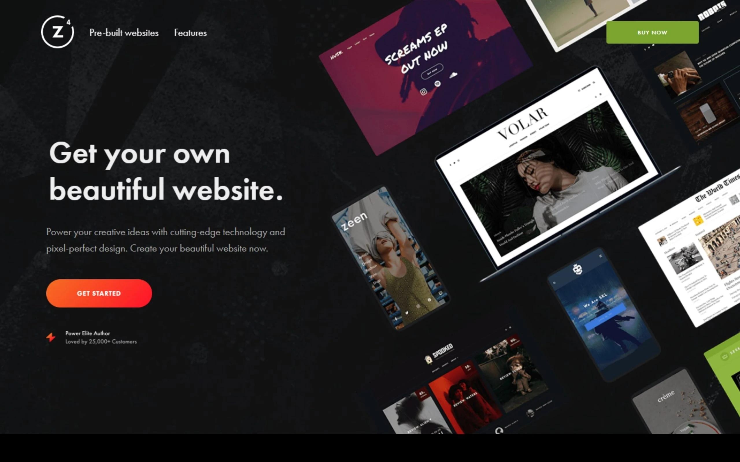 Zeen WordPress theme for a review blog